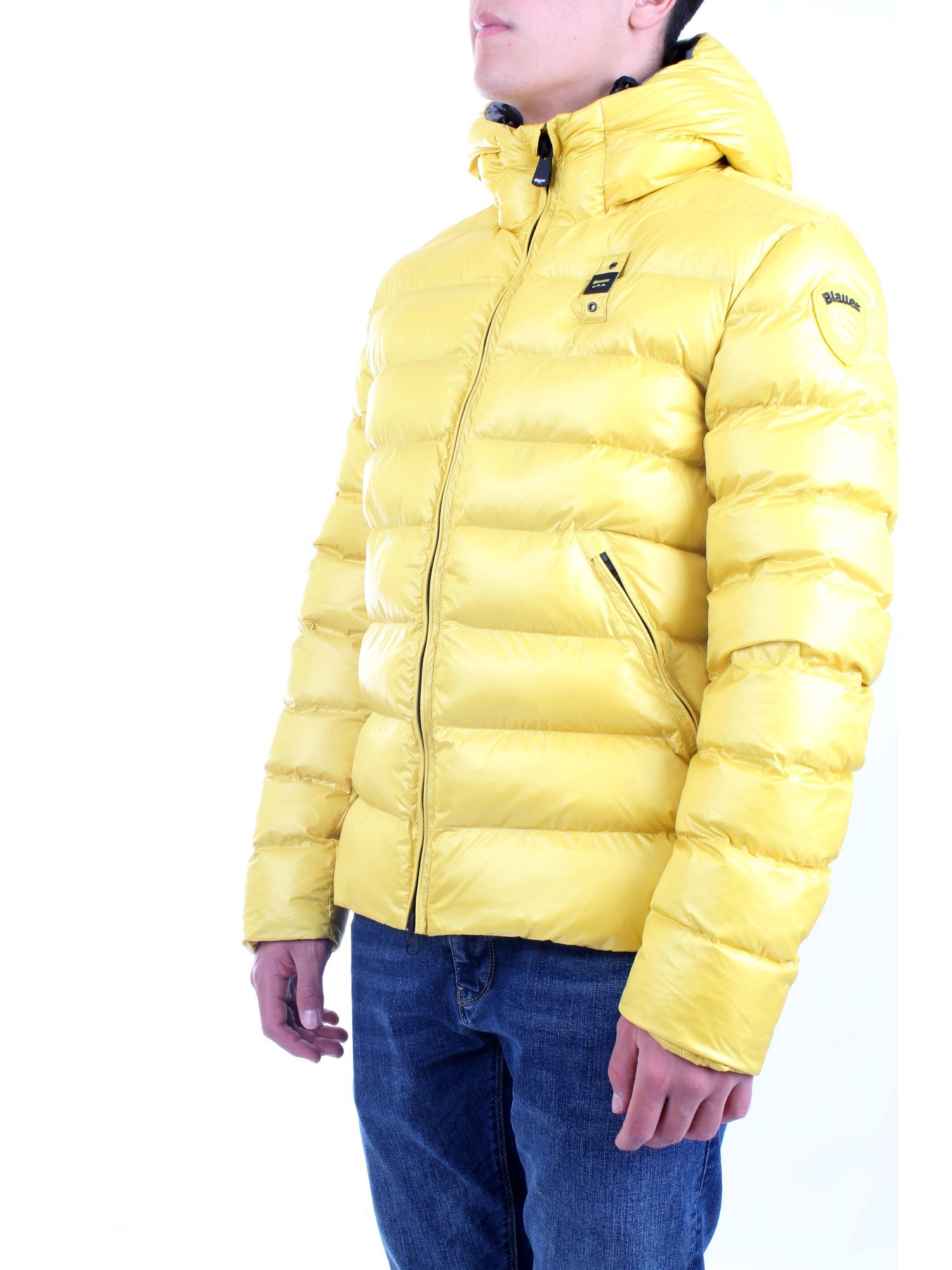 Blauer 21WBLUC02079 005958 Yellow Clothing Man Duvet Blauer 21WBLUC02079 005958 Yellow Clothing Man Duvet