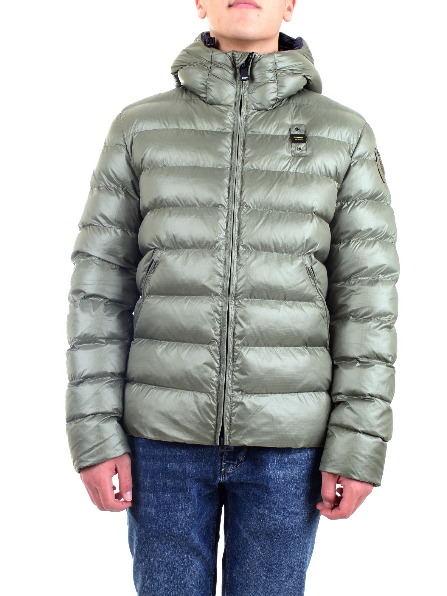 Blauer 21WBLUC02079 005958 Green Clothing Man Duvet Blauer 21WBLUC02079 005958 Green Clothing Man Duvet
