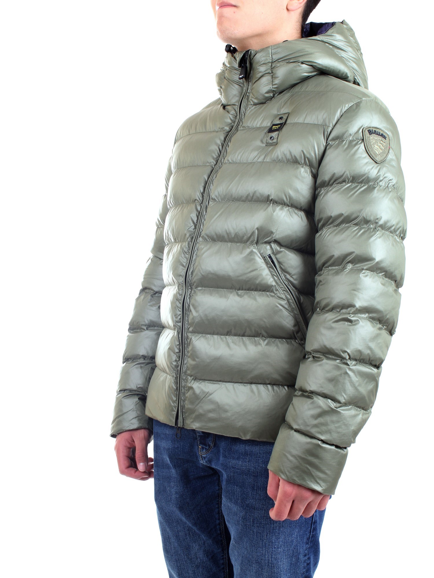 Blauer 21WBLUC02079 005958 Green Clothing Man Duvet Blauer 21WBLUC02079 005958 Green Clothing Man Duvet