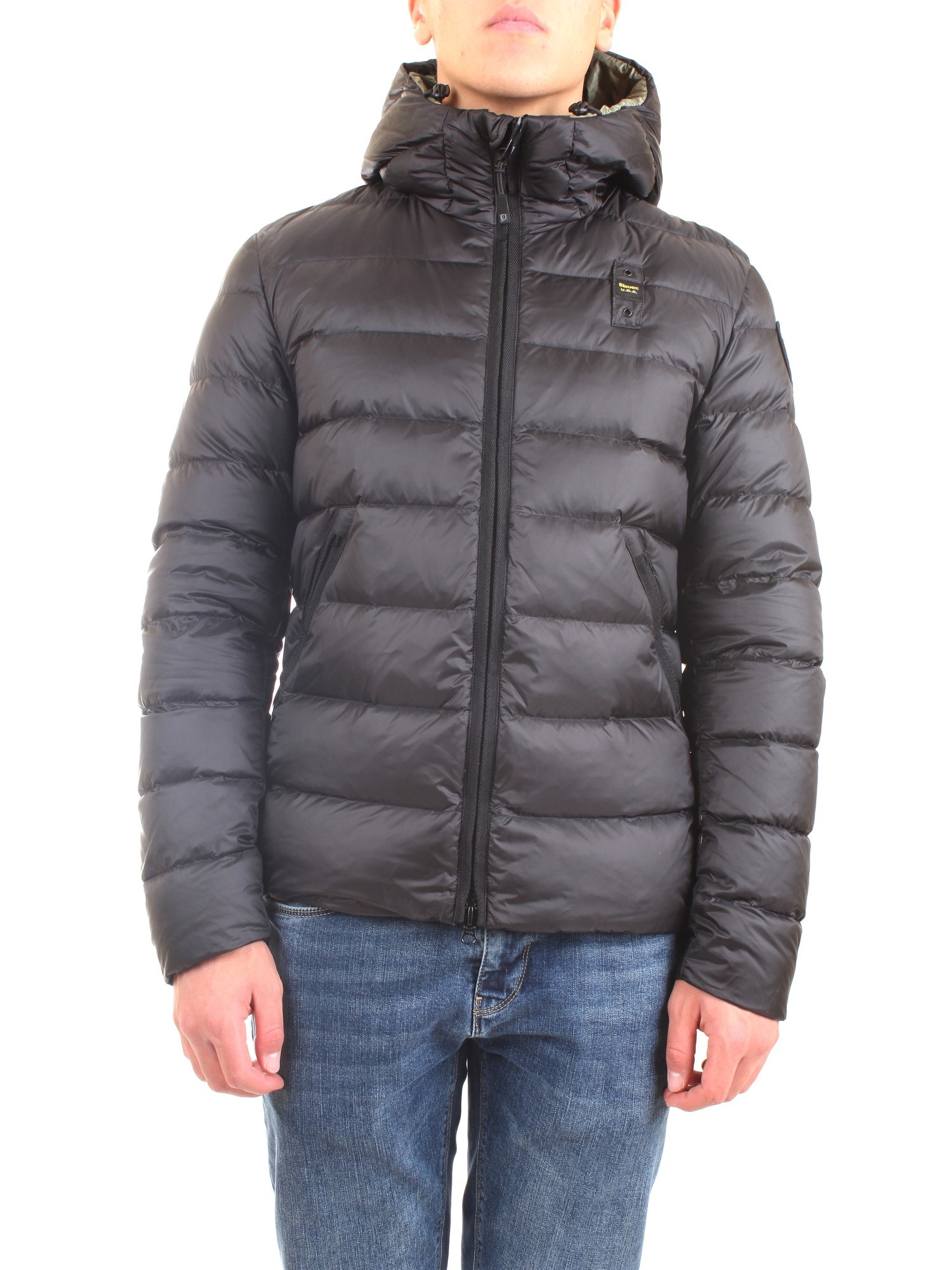 Blauer 21WBLUC03066 006047 Black Clothing Man Duvet Blauer 21WBLUC03066 006047 Black Clothing Man Duvet