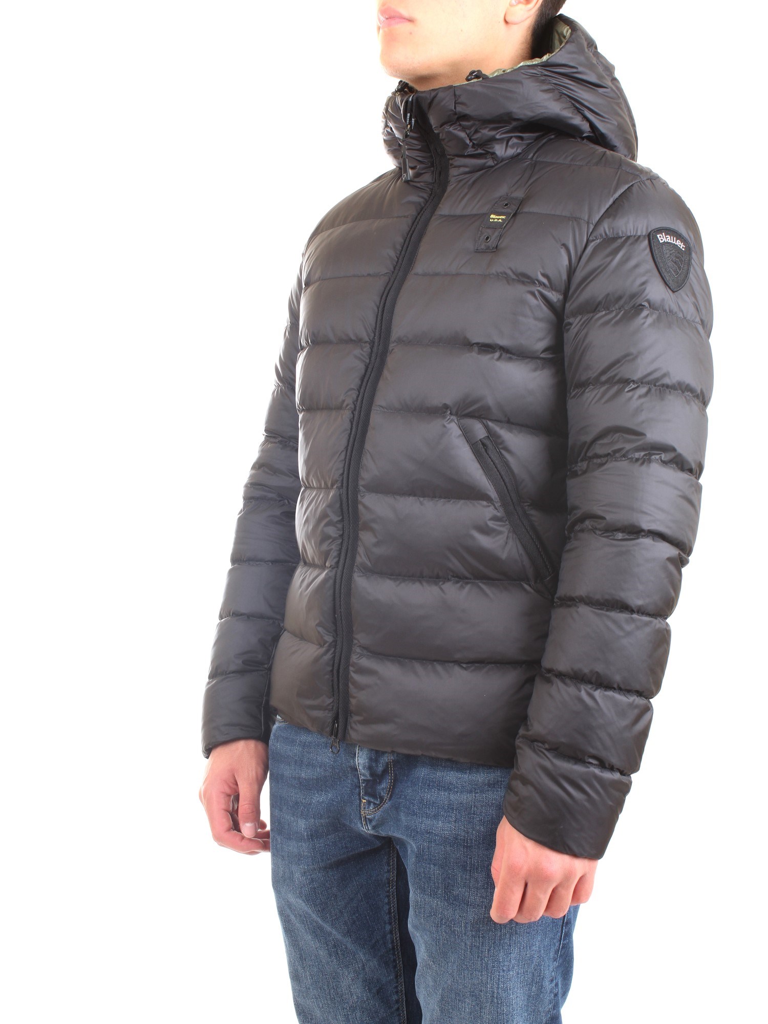 Blauer 21WBLUC03066 006047 Black Clothing Man Duvet Blauer 21WBLUC03066 006047 Black Clothing Man Duvet