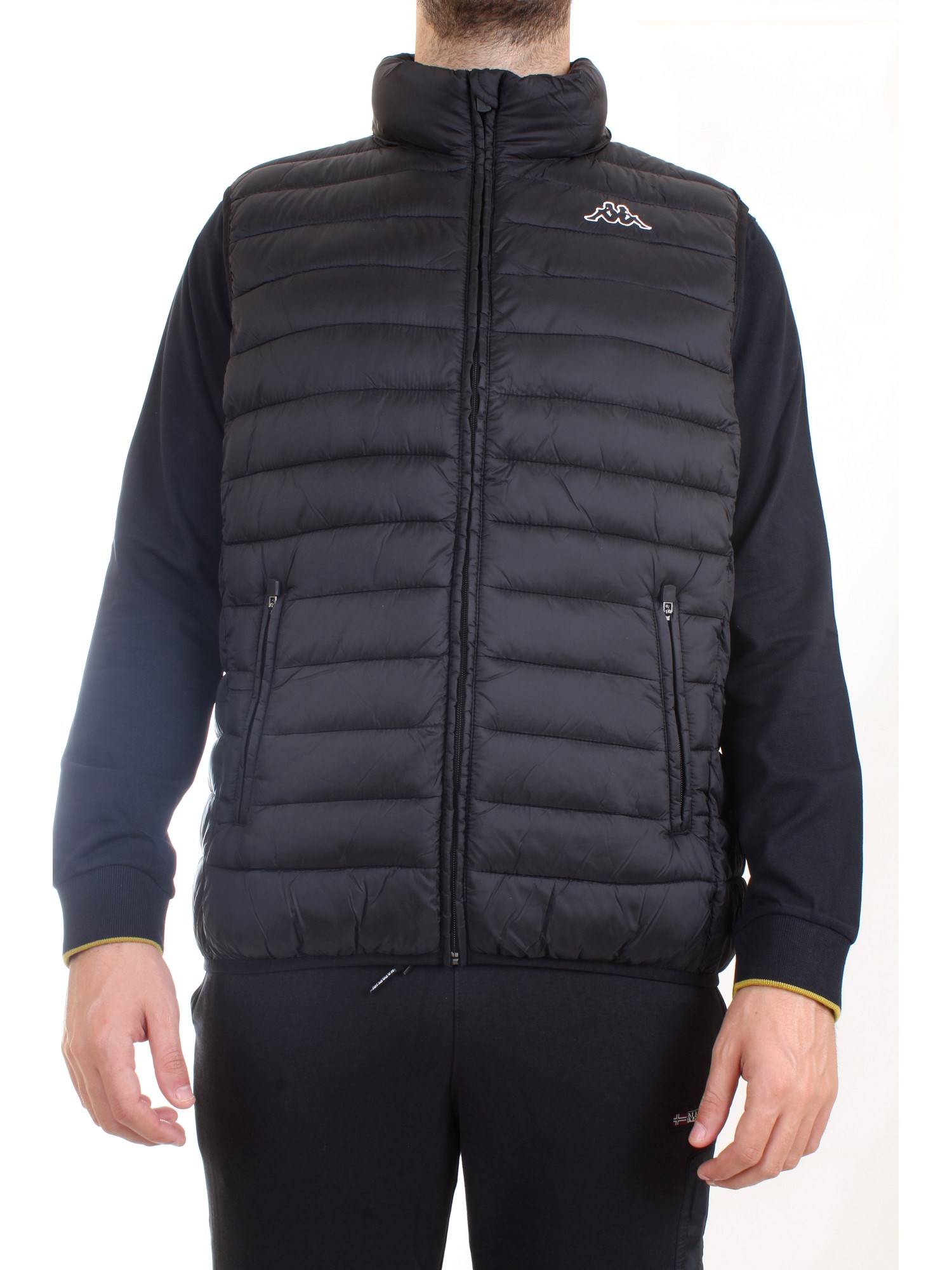 KAPPA 3032JL0 Black Clothing Man Gilet KAPPA 3032JL0 Black Clothing Man Gilet