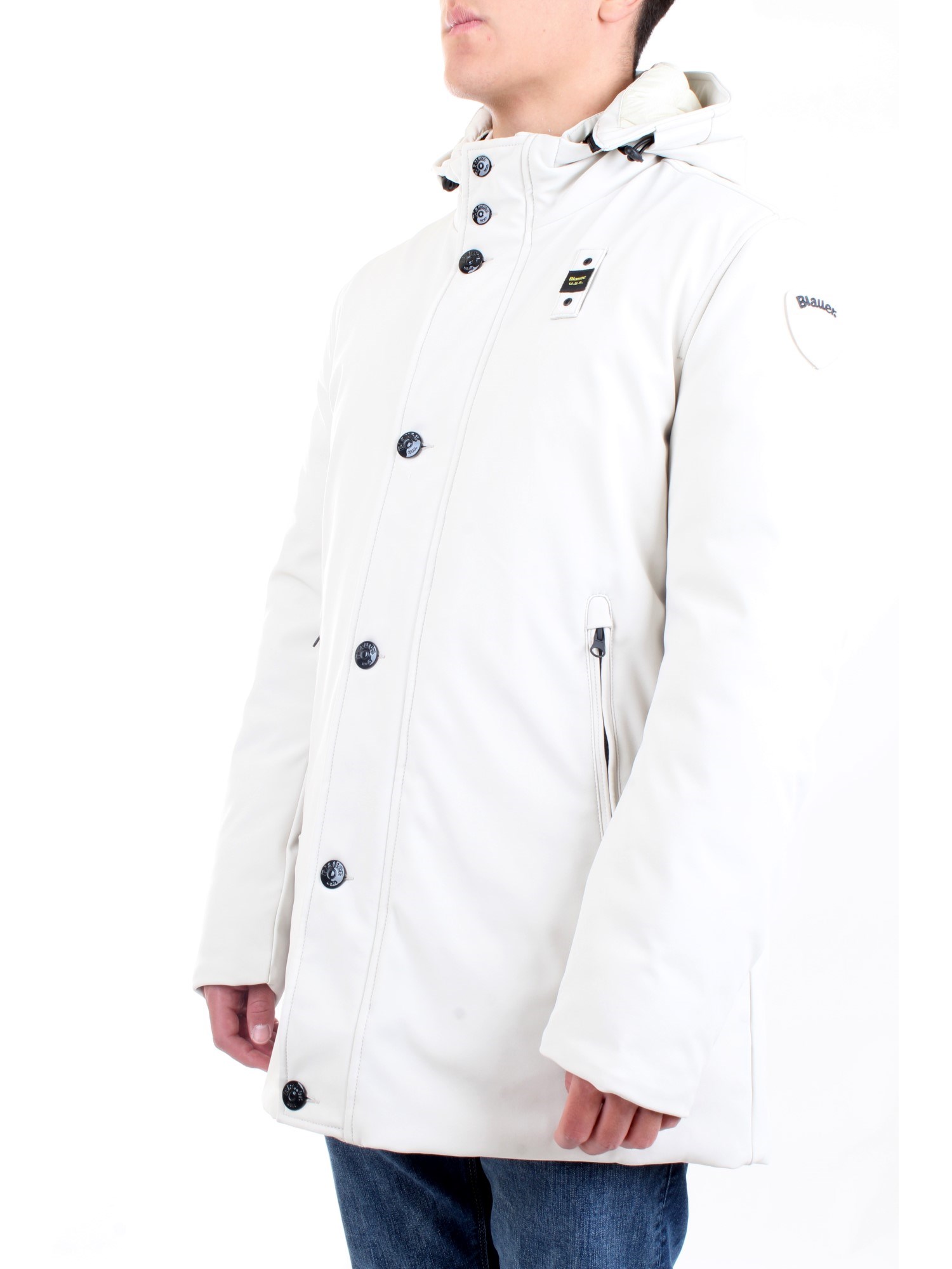 Blauer 21WBLUK03017 005553 White Clothing Man PARKA Blauer 21WBLUK03017 005553 White Clothing Man PARKA