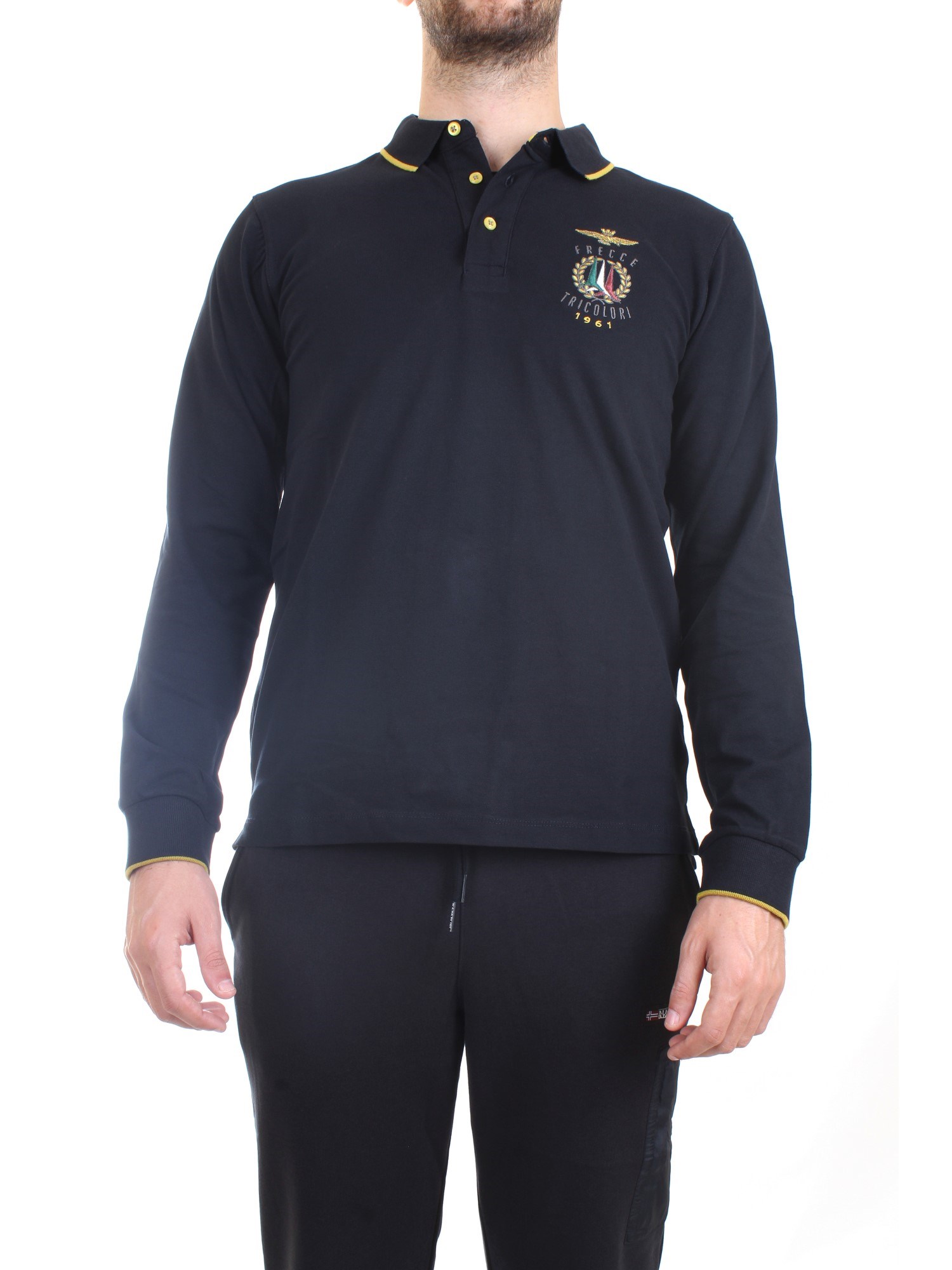 AERONAUTICA MILITARE 212PO1570P191 Dark blue Clothing Man Polo shirt AERONAUTICA MILITARE 212PO1570P191 Dark blue Clothing Man Polo shirt
