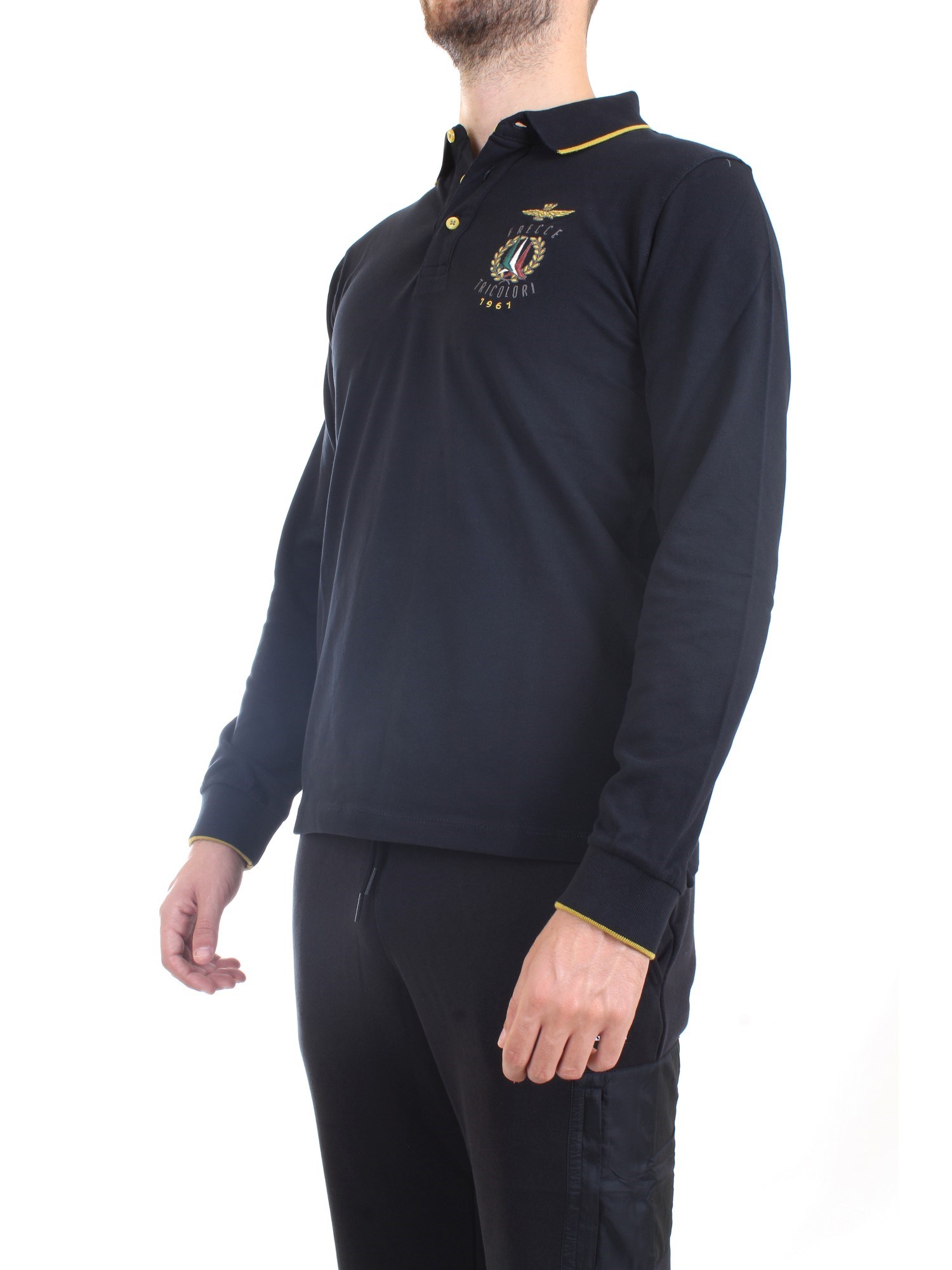 AERONAUTICA MILITARE 212PO1570P191 Dark blue Clothing Man Polo shirt AERONAUTICA MILITARE 212PO1570P191 Dark blue Clothing Man Polo shirt