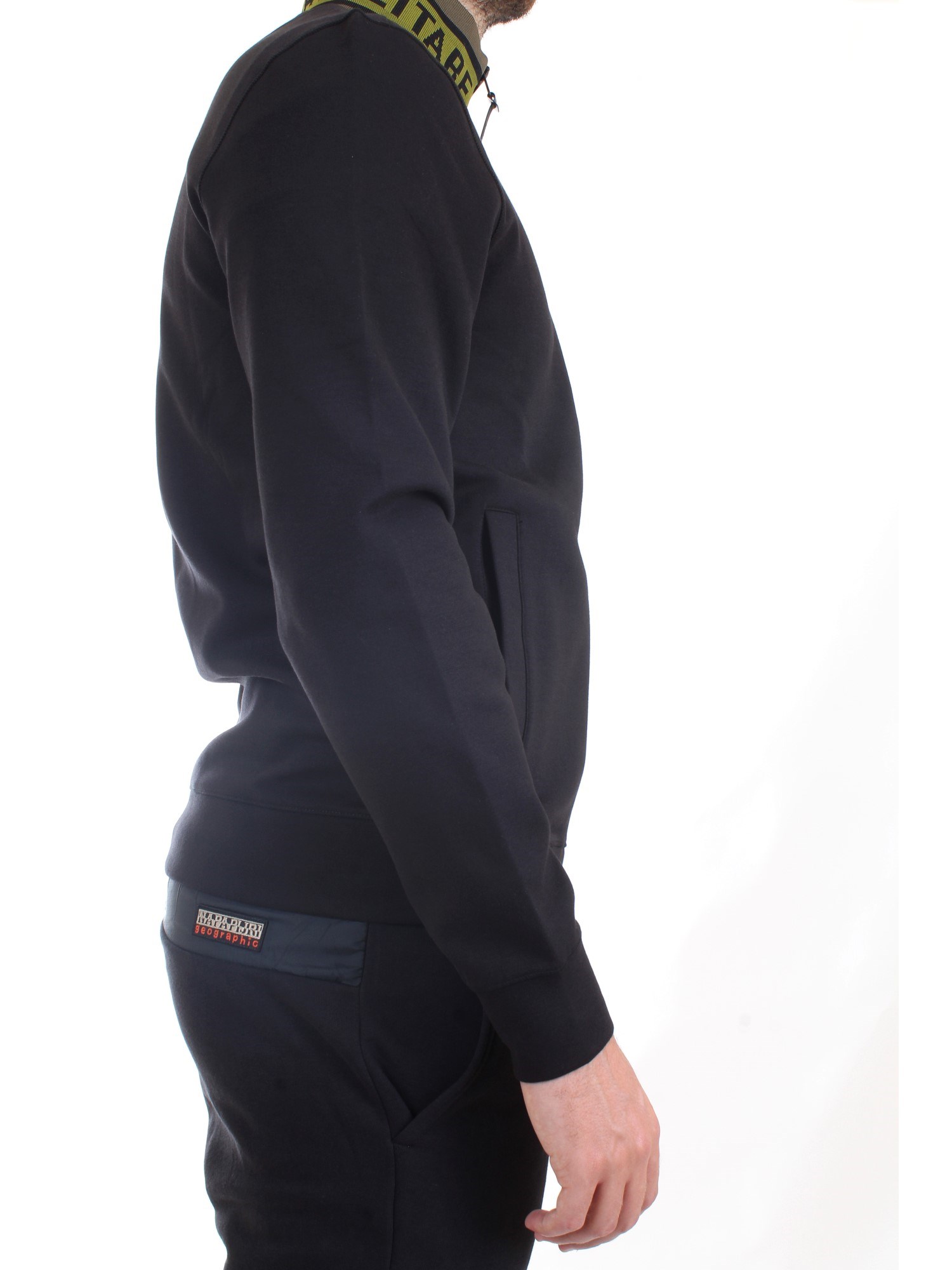 AERONAUTICA MILITARE 212FE1634F456 Black Clothing Man Sweater AERONAUTICA MILITARE 212FE1634F456 Black Clothing Man Sweater