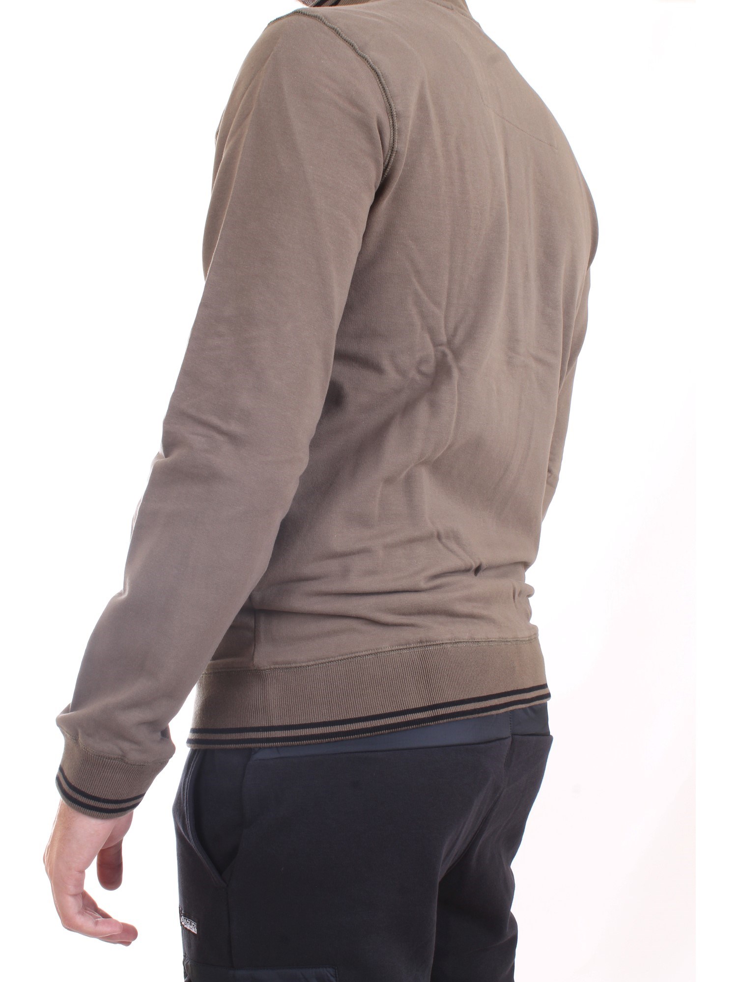 AERONAUTICA MILITARE 212FE1625F439 Khaki green Clothing Man Sweater AERONAUTICA MILITARE 212FE1625F439 Khaki green Clothing Man Sweater