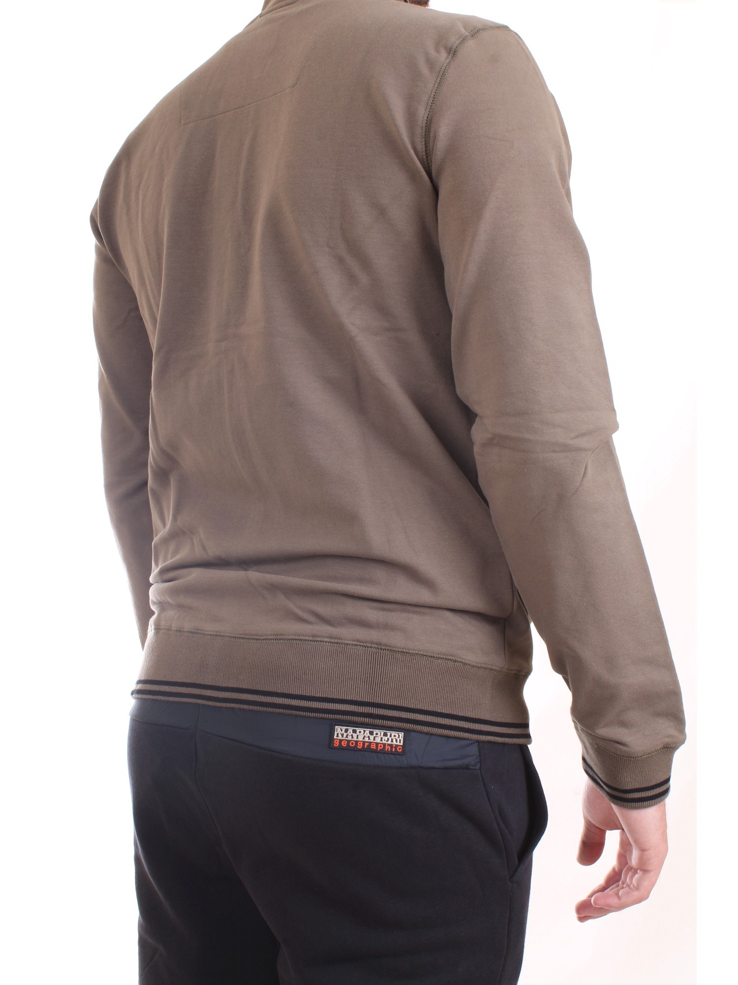AERONAUTICA MILITARE 212FE1625F439 Khaki green Clothing Man Sweater AERONAUTICA MILITARE 212FE1625F439 Khaki green Clothing Man Sweater