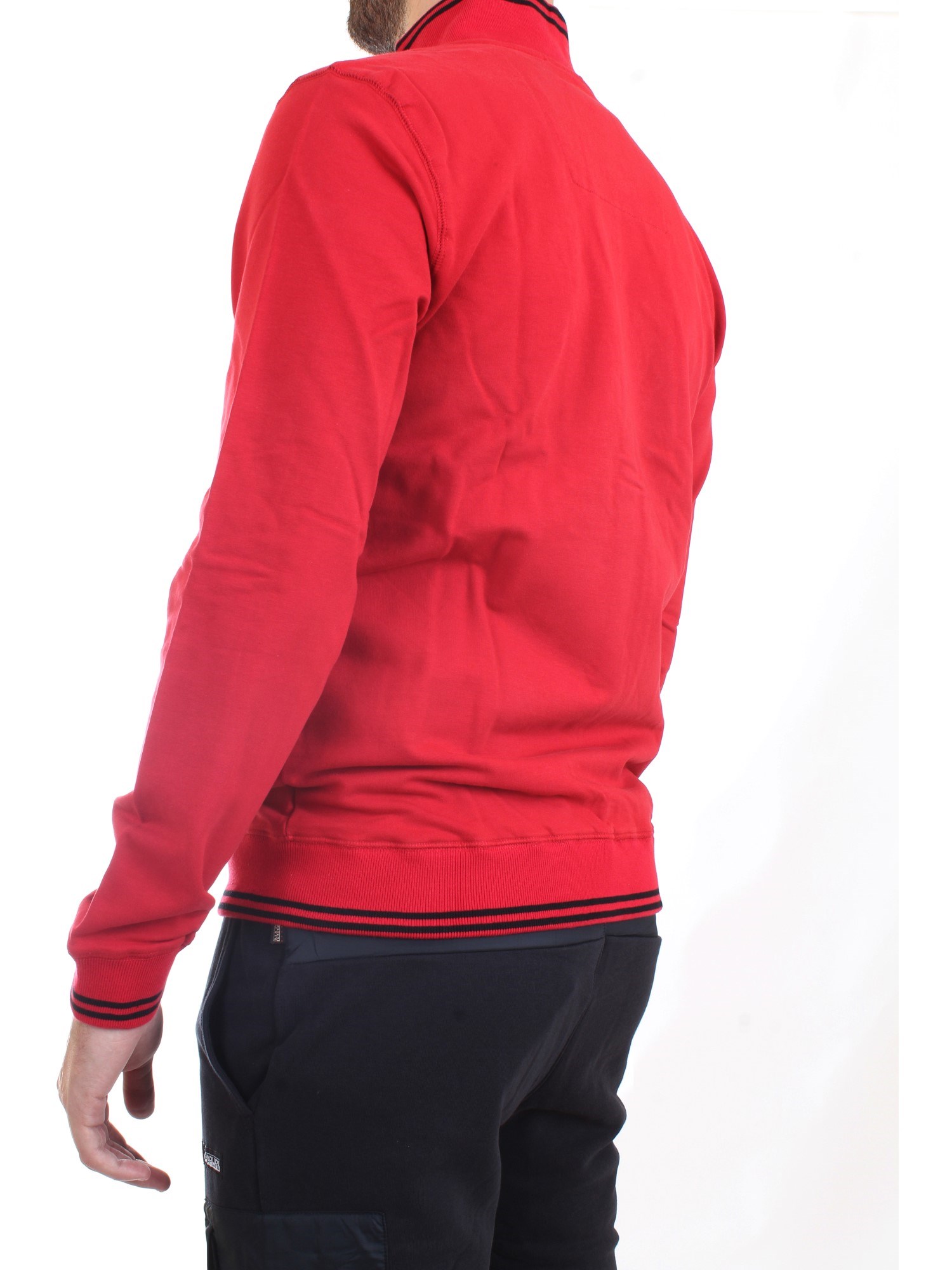 AERONAUTICA MILITARE 212FE1625F439 Red Clothing Man Sweater AERONAUTICA MILITARE 212FE1625F439 Red Clothing Man Sweater