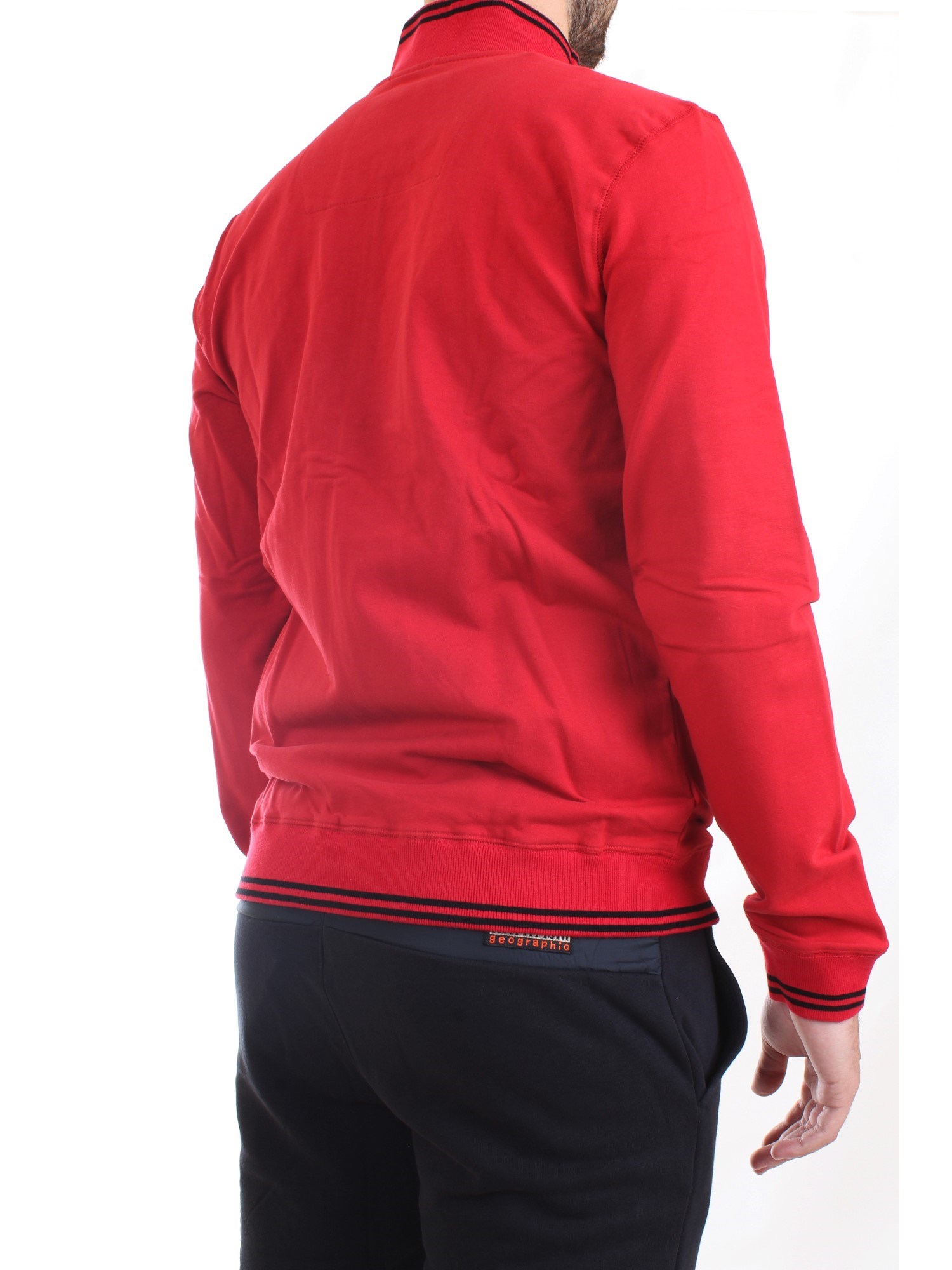 AERONAUTICA MILITARE 212FE1625F439 Red Clothing Man Sweater AERONAUTICA MILITARE 212FE1625F439 Red Clothing Man Sweater