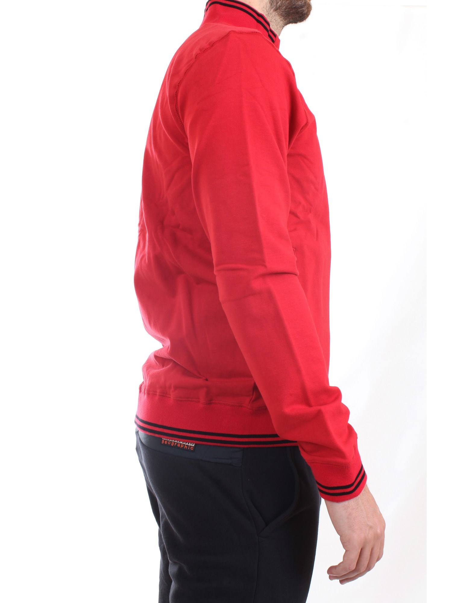 AERONAUTICA MILITARE 212FE1625F439 Red Clothing Man Sweater AERONAUTICA MILITARE 212FE1625F439 Red Clothing Man Sweater