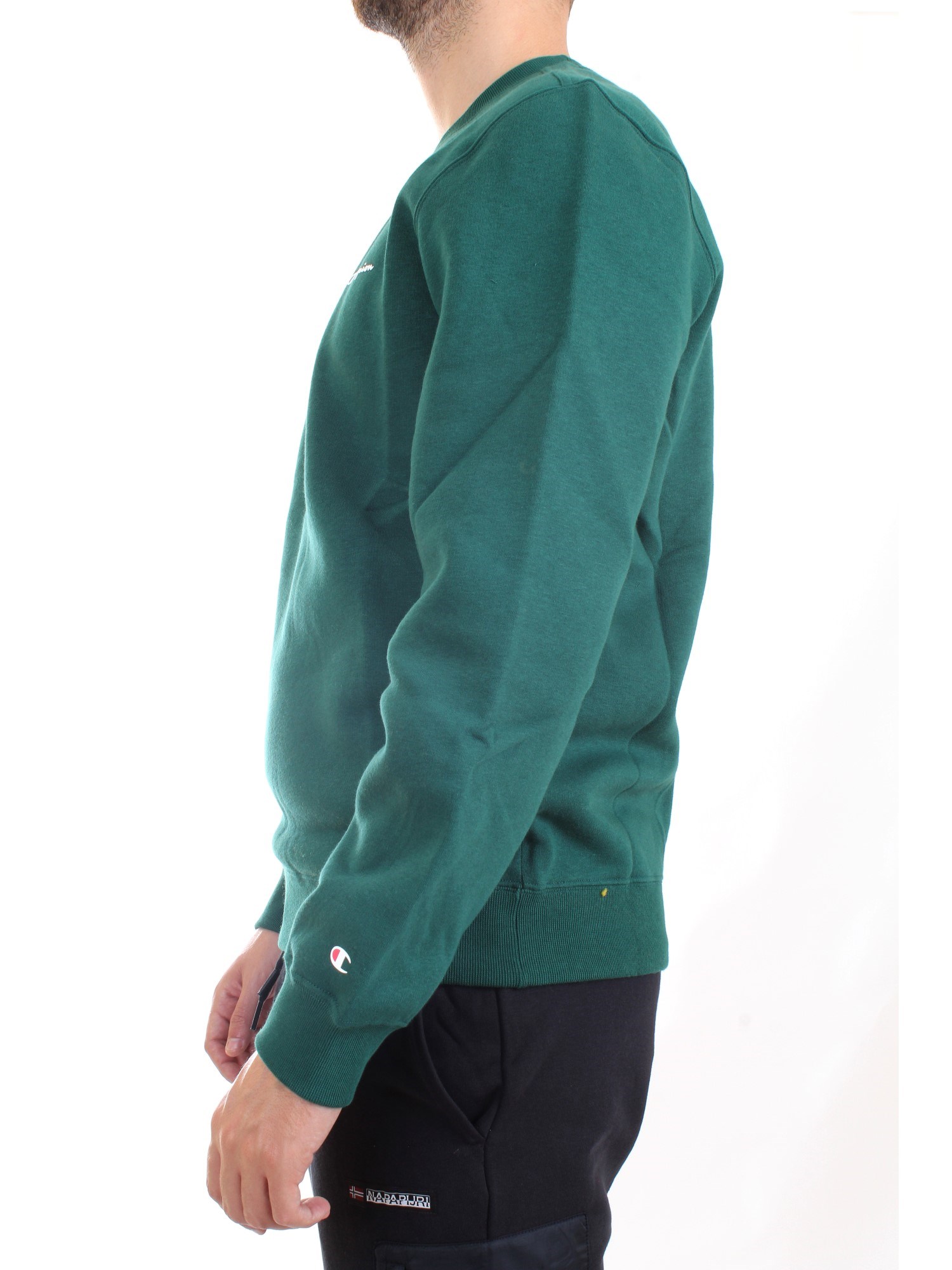 CHAMPION 214750 Green Clothing Man Sweater CHAMPION 214750 Green Clothing Man Sweater