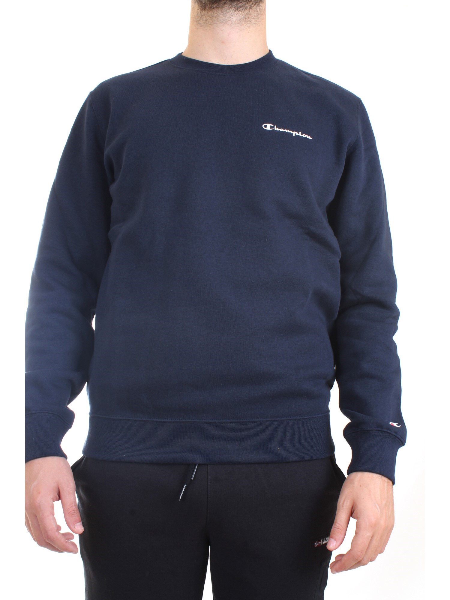 CHAMPION 214750 Blue Clothing Man Sweater CHAMPION 214750 Blue Clothing Man Sweater