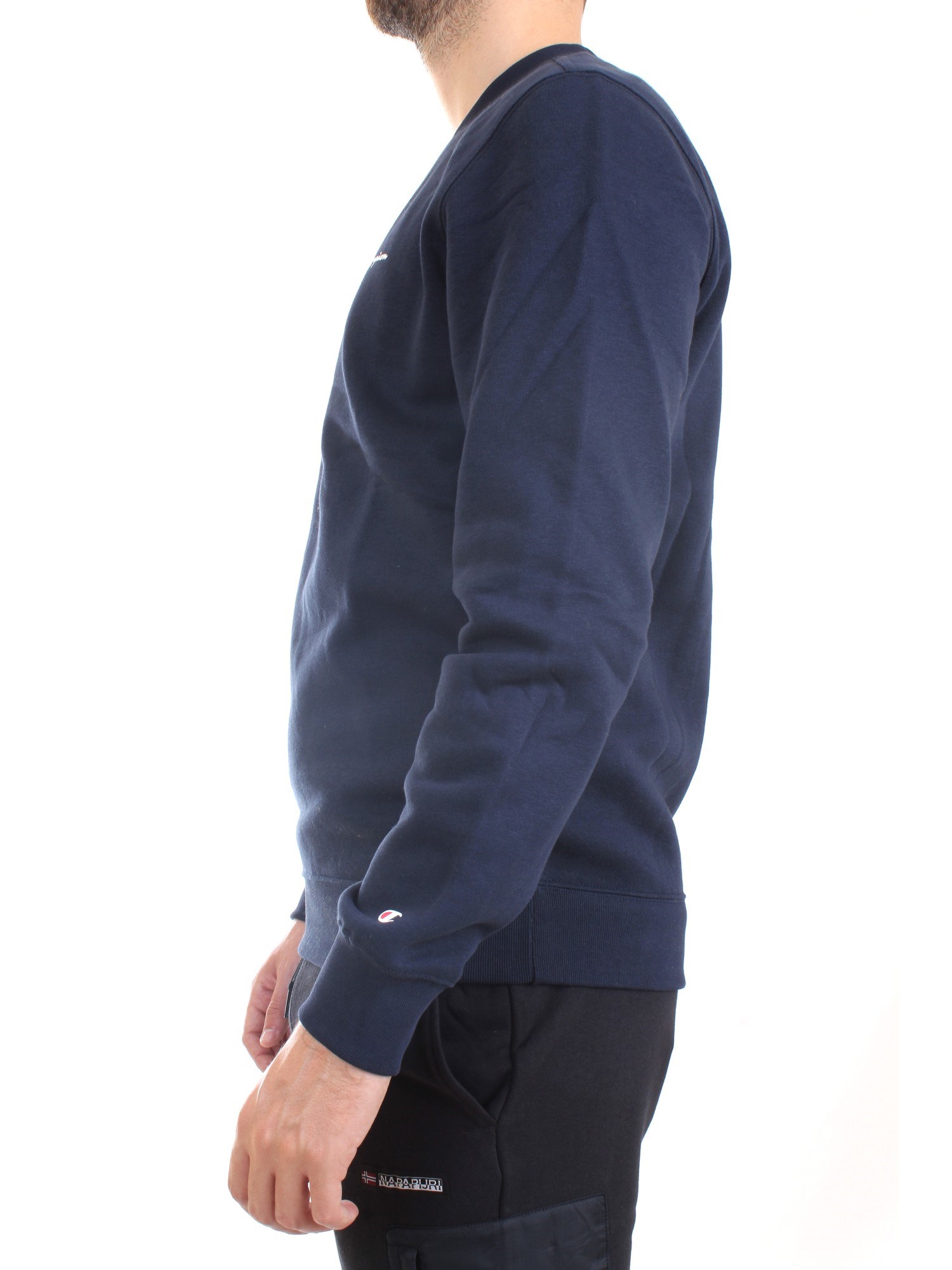 CHAMPION 214750 Blue Clothing Man Sweater CHAMPION 214750 Blue Clothing Man Sweater