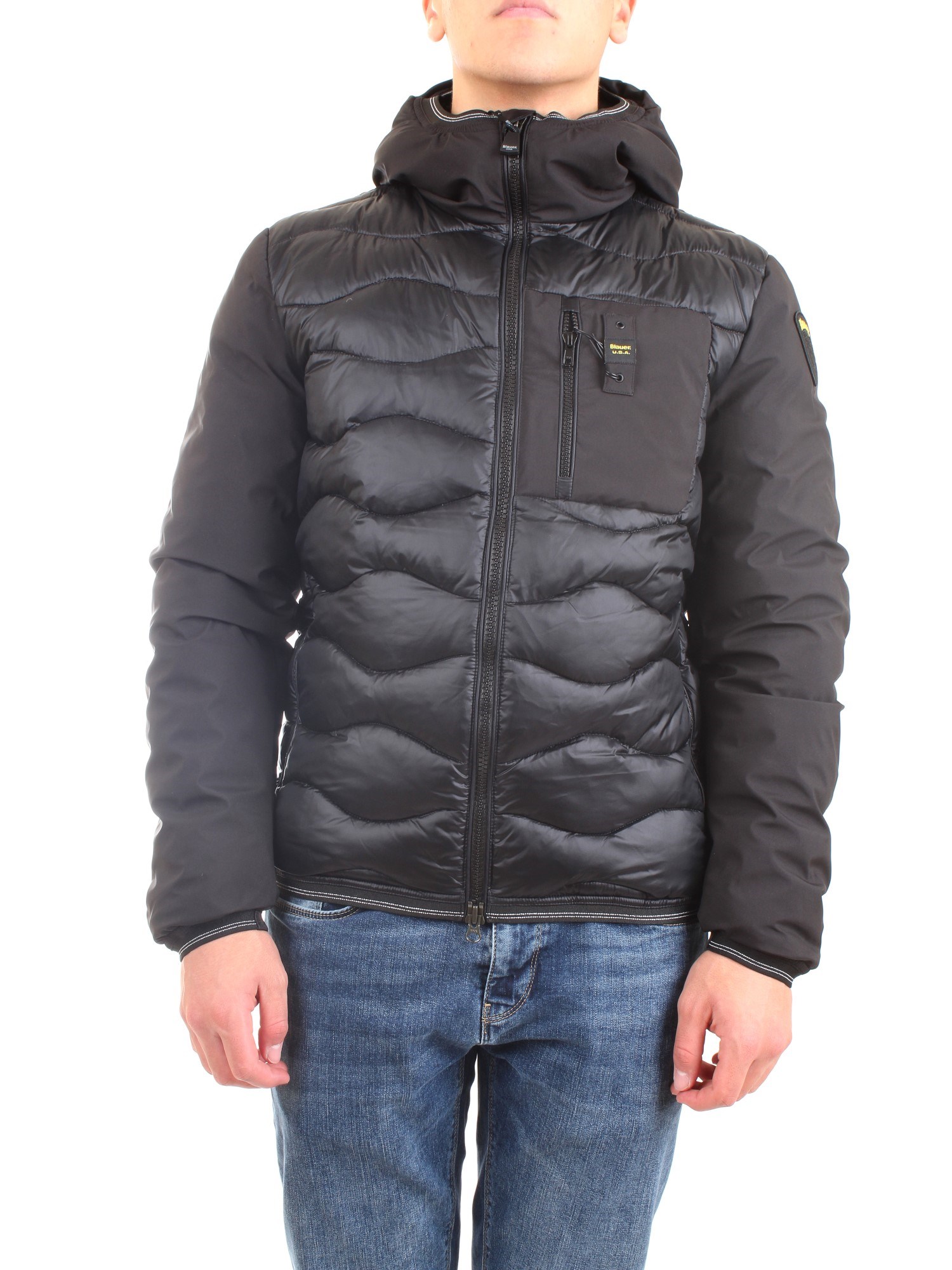 Blauer 21WBLUC08004 004719 Black Clothing Man Duvet Blauer 21WBLUC08004 004719 Black Clothing Man Duvet