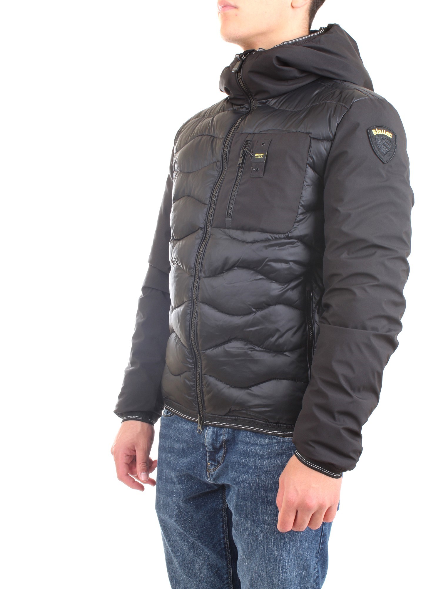 Blauer 21WBLUC08004 004719 Black Clothing Man Duvet Blauer 21WBLUC08004 004719 Black Clothing Man Duvet