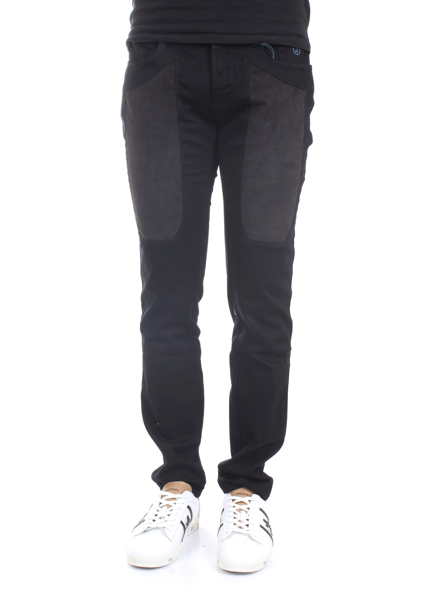 JECKERSON JKUPA077TA235D760A Black Clothing Man Jeans JECKERSON JKUPA077TA235D760A Black Clothing Man Jeans