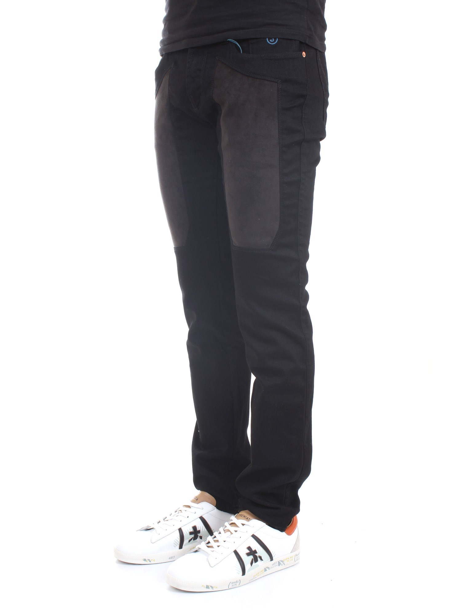 JECKERSON JKUPA077TA235D760A Black Clothing Man Jeans JECKERSON JKUPA077TA235D760A Black Clothing Man Jeans
