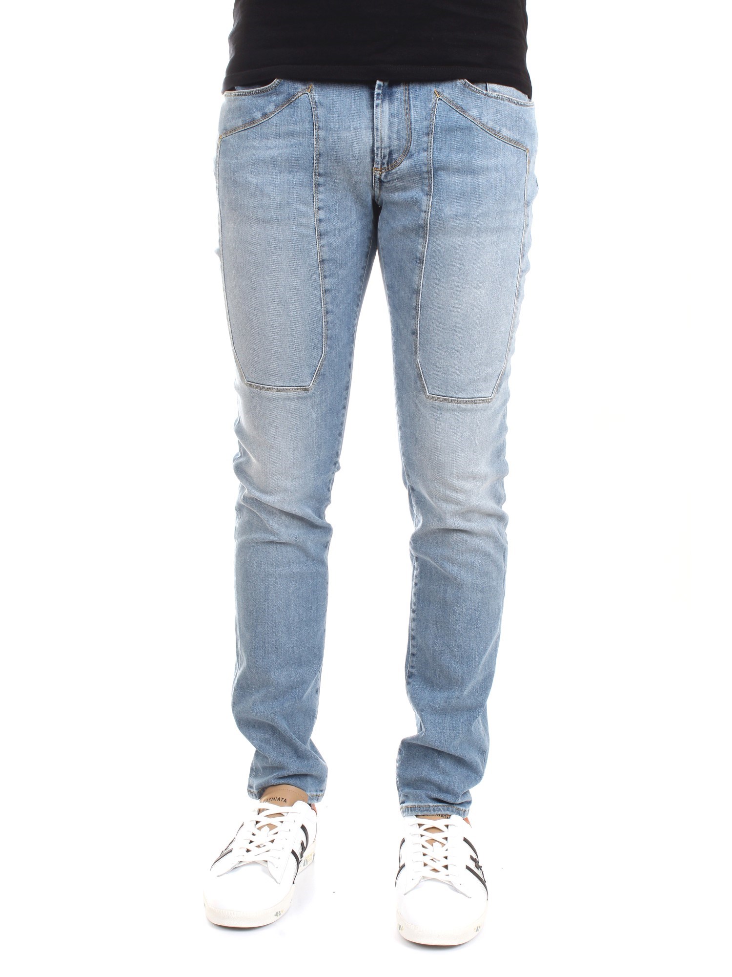 JECKERSON JKUPA077TA396D753 Light blue Clothing Man Jeans JECKERSON JKUPA077TA396D753 Light blue Clothing Man Jeans