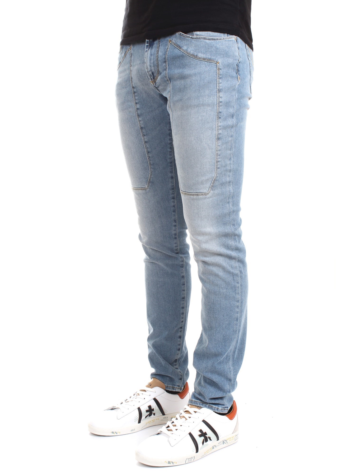 JECKERSON JKUPA077TA396D753 Light blue Clothing Man Jeans JECKERSON JKUPA077TA396D753 Light blue Clothing Man Jeans