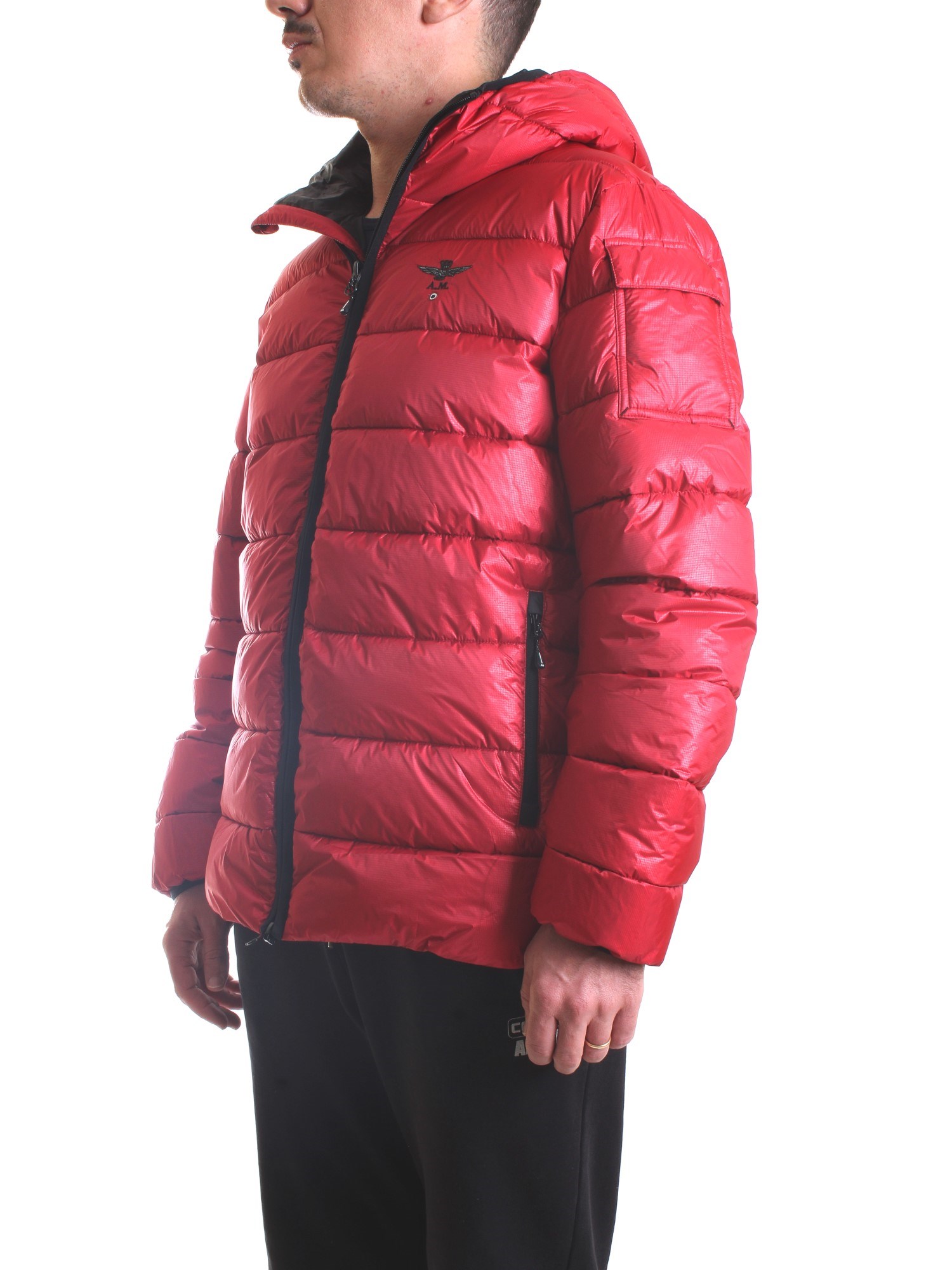 AERONAUTICA MILITARE 212AB1967CT2878 Red Clothing Man Duvet AERONAUTICA MILITARE 212AB1967CT2878 Red Clothing Man Duvet