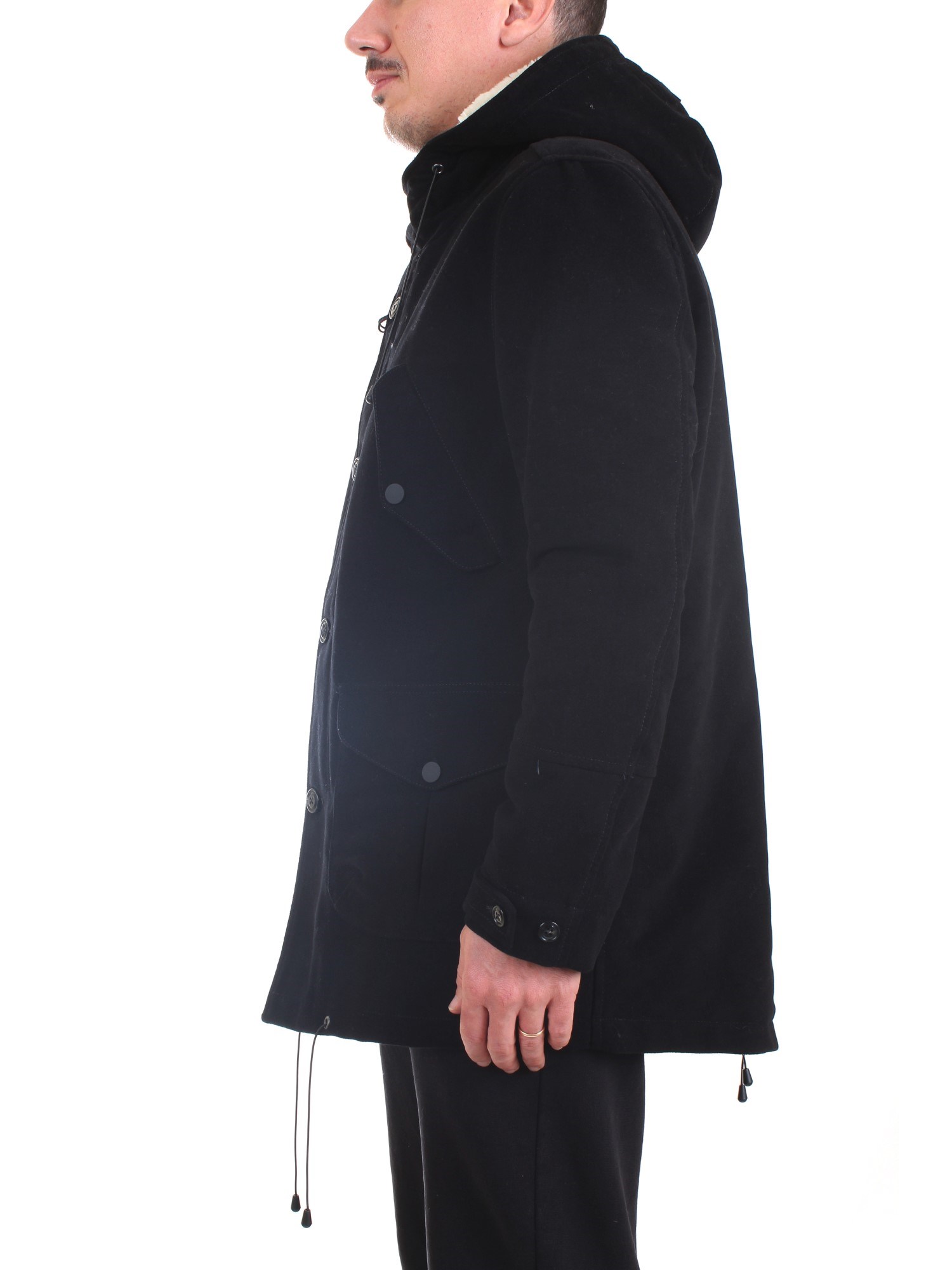 Officina36 0484008468 Black Clothing Man PARKA Officina36 0484008468 Black Clothing Man PARKA