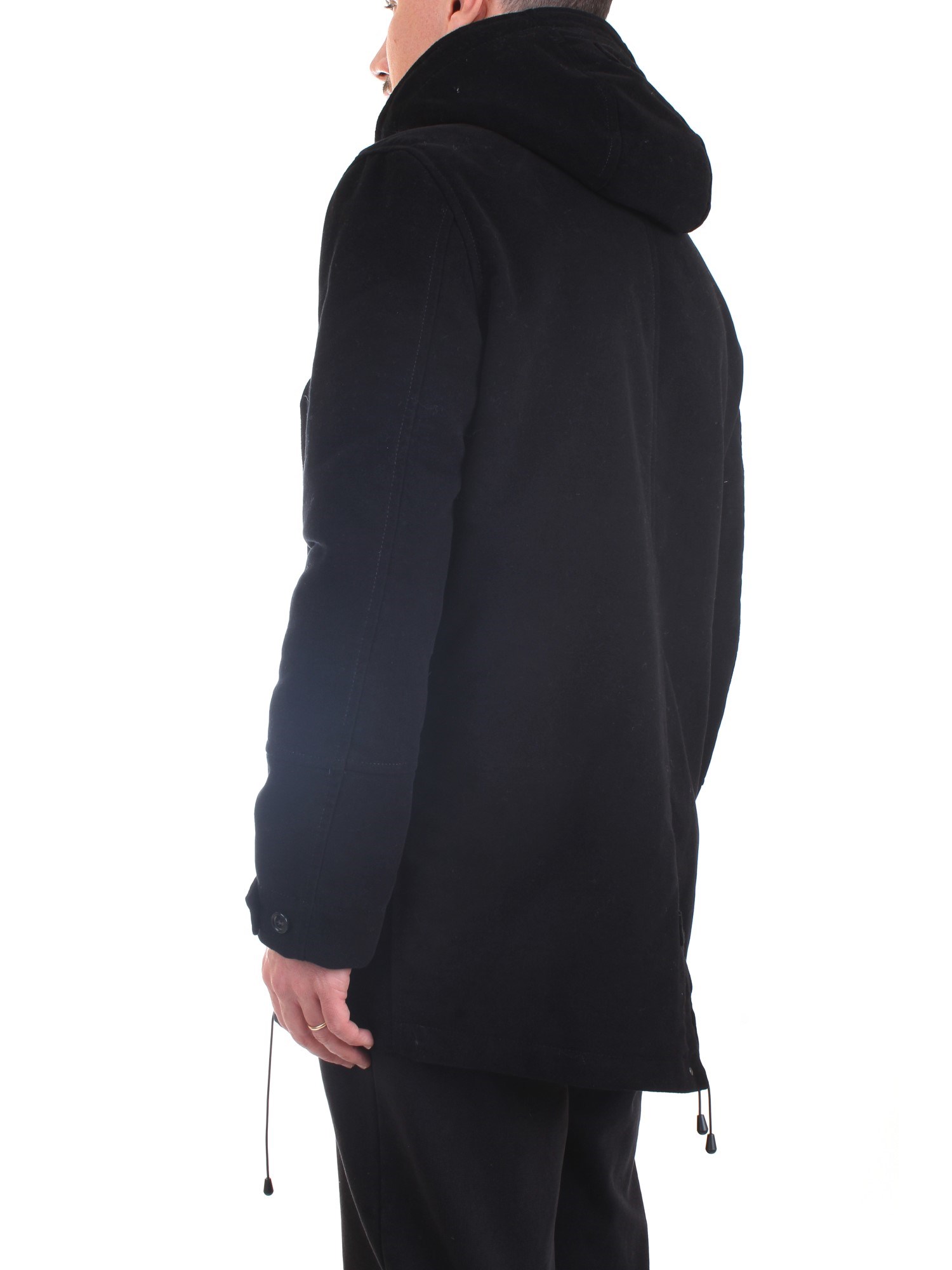 Officina36 0484008468 Black Clothing Man PARKA Officina36 0484008468 Black Clothing Man PARKA