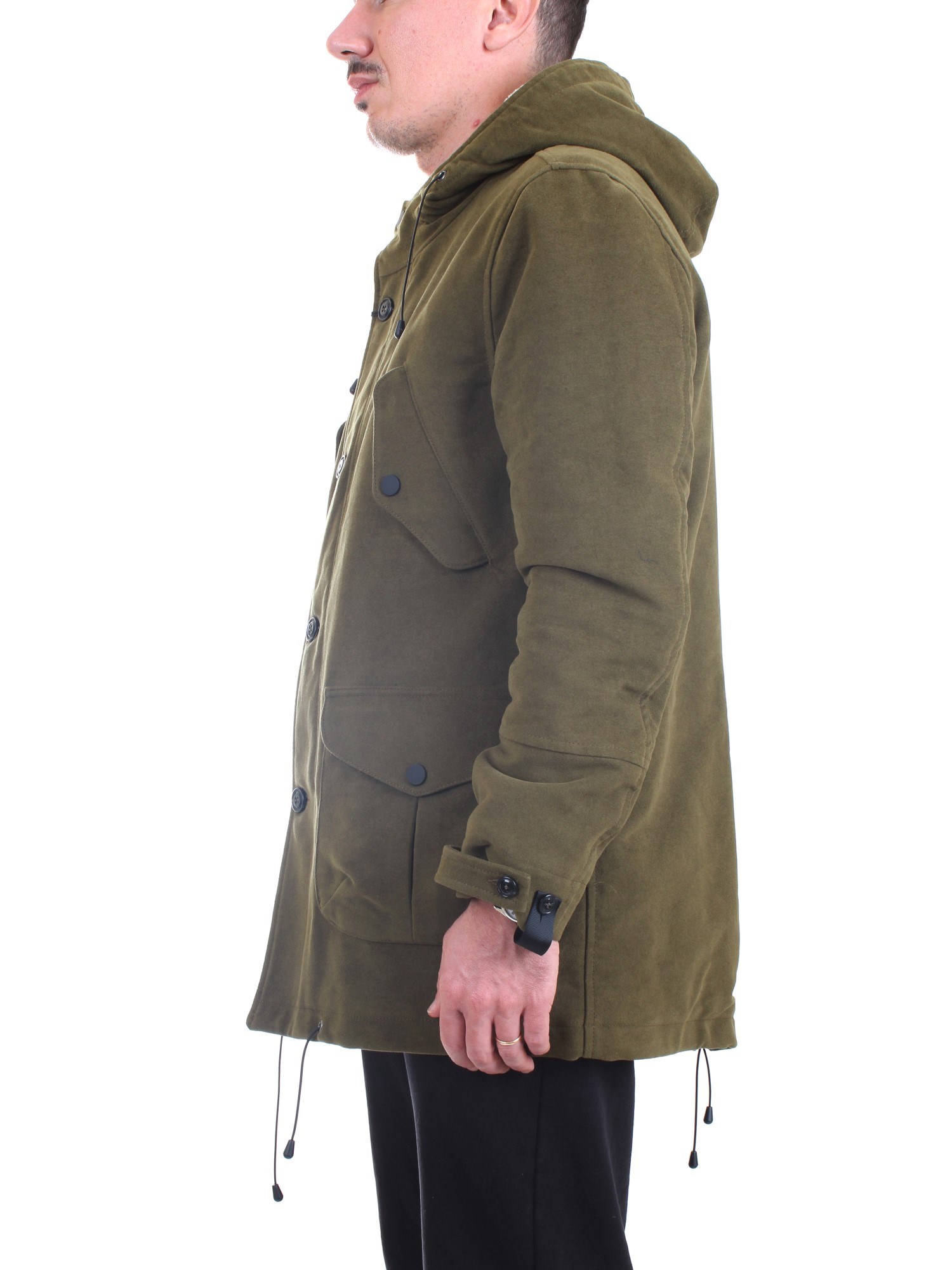 Officina36 0484008468 Military green Clothing Man PARKA Officina36 0484008468 Military green Clothing Man PARKA