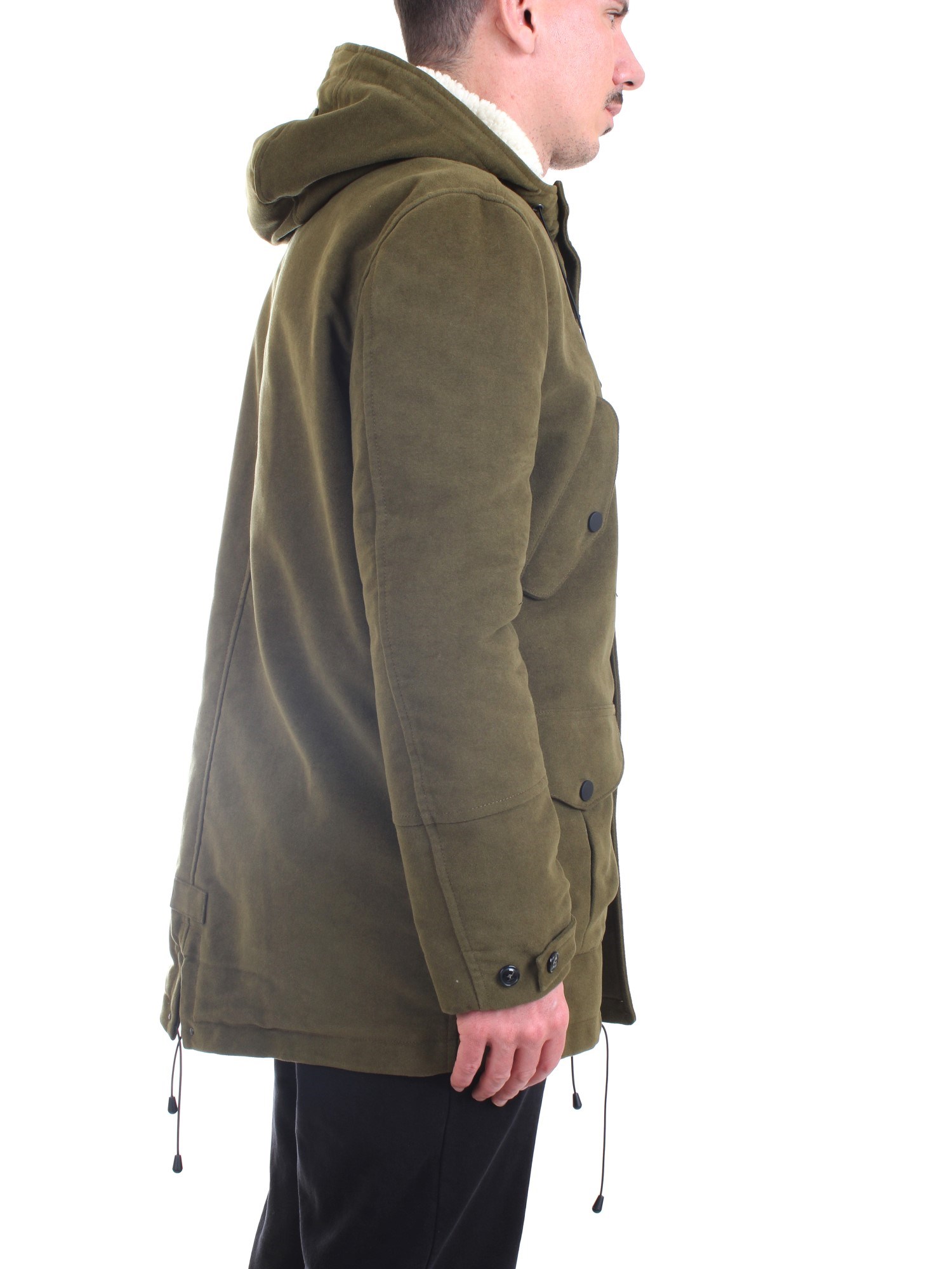 Officina36 0484008468 Military green Clothing Man PARKA Officina36 0484008468 Military green Clothing Man PARKA