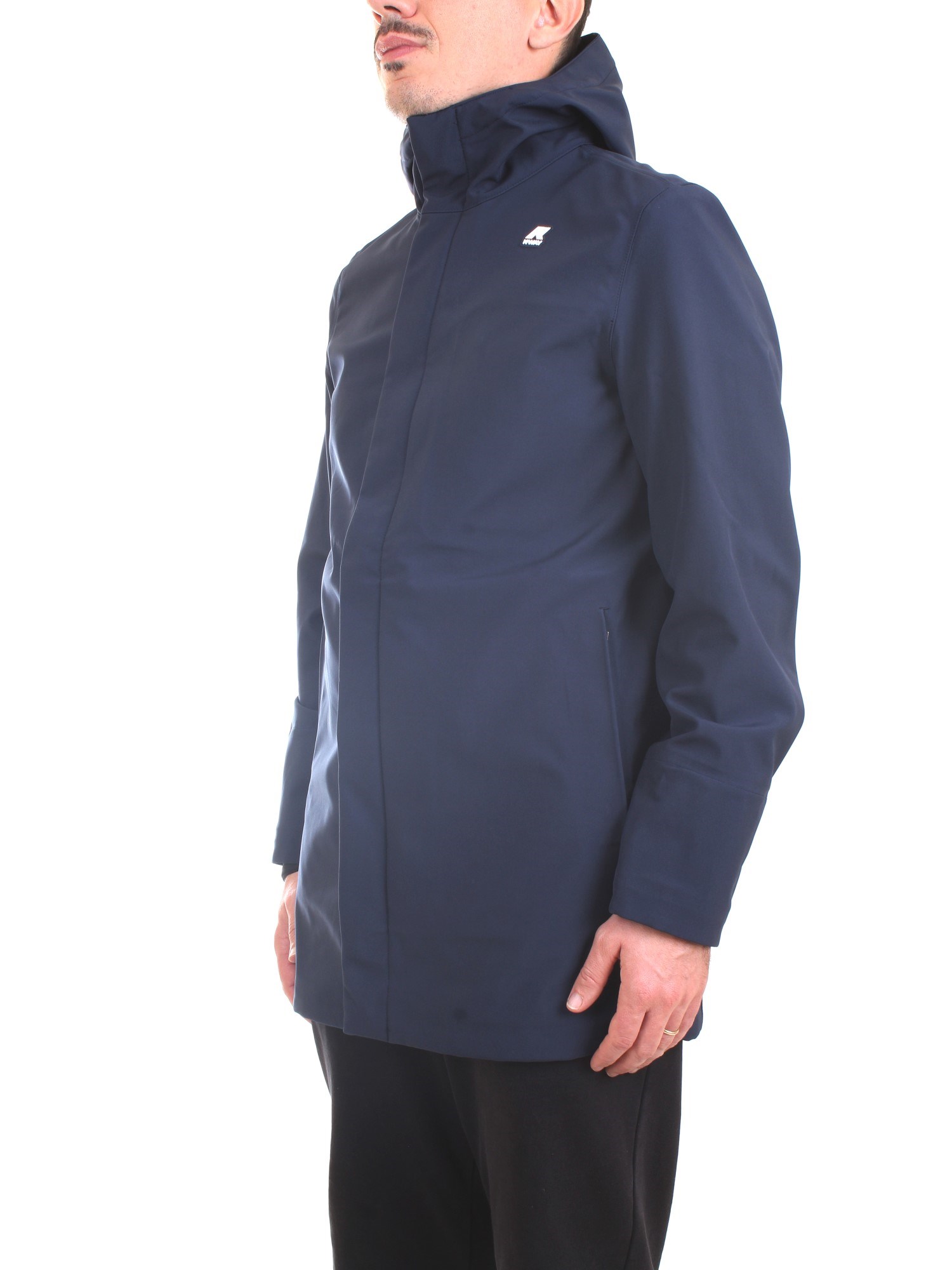 K-WAY K81116FW Blue Clothing Man Duvet K-WAY K81116FW Blue Clothing Man Duvet