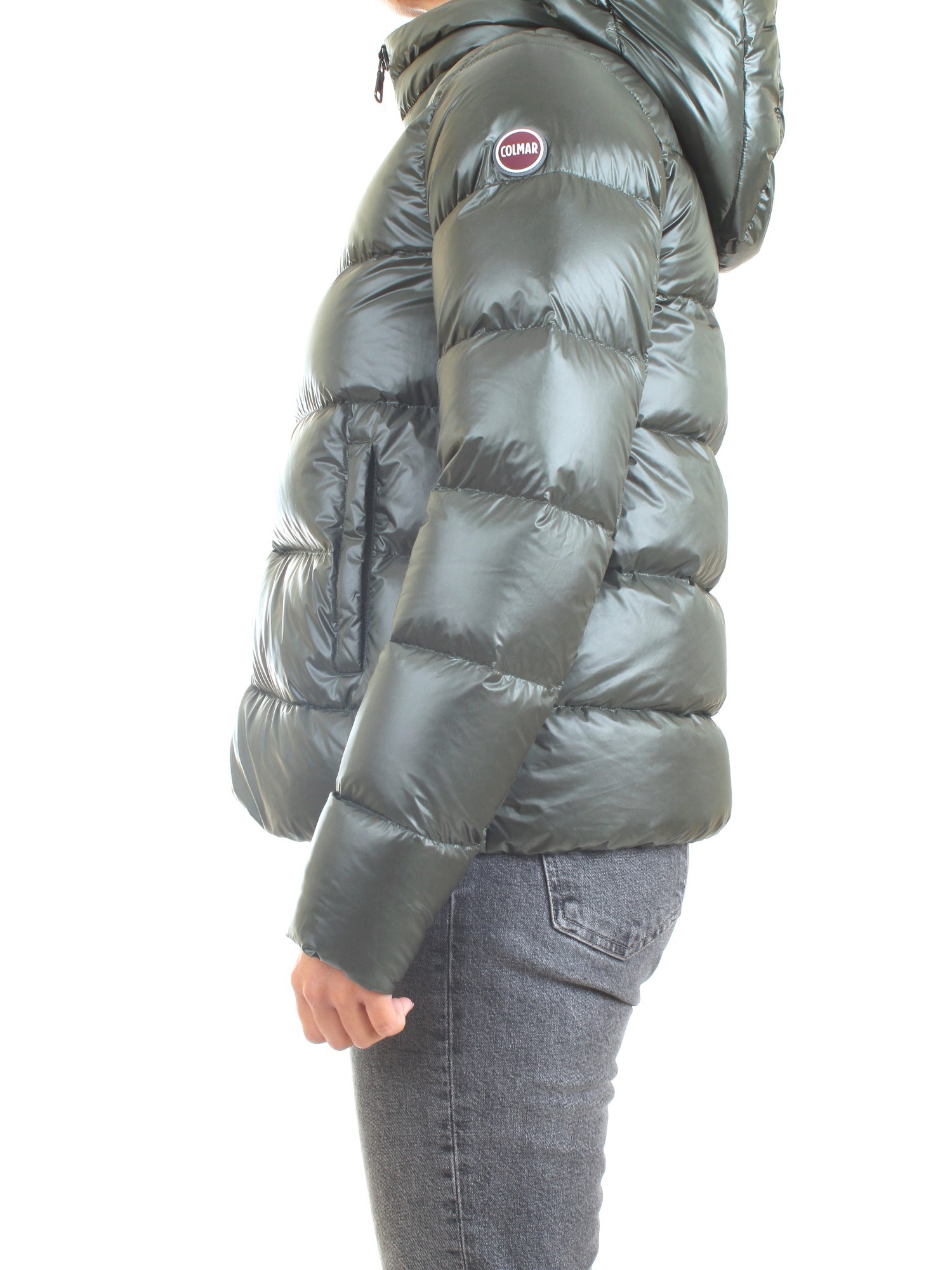 COLMAR ORIGINALS 2216 Green Clothing Woman Duvet COLMAR ORIGINALS 2216 Green Clothing Woman Duvet