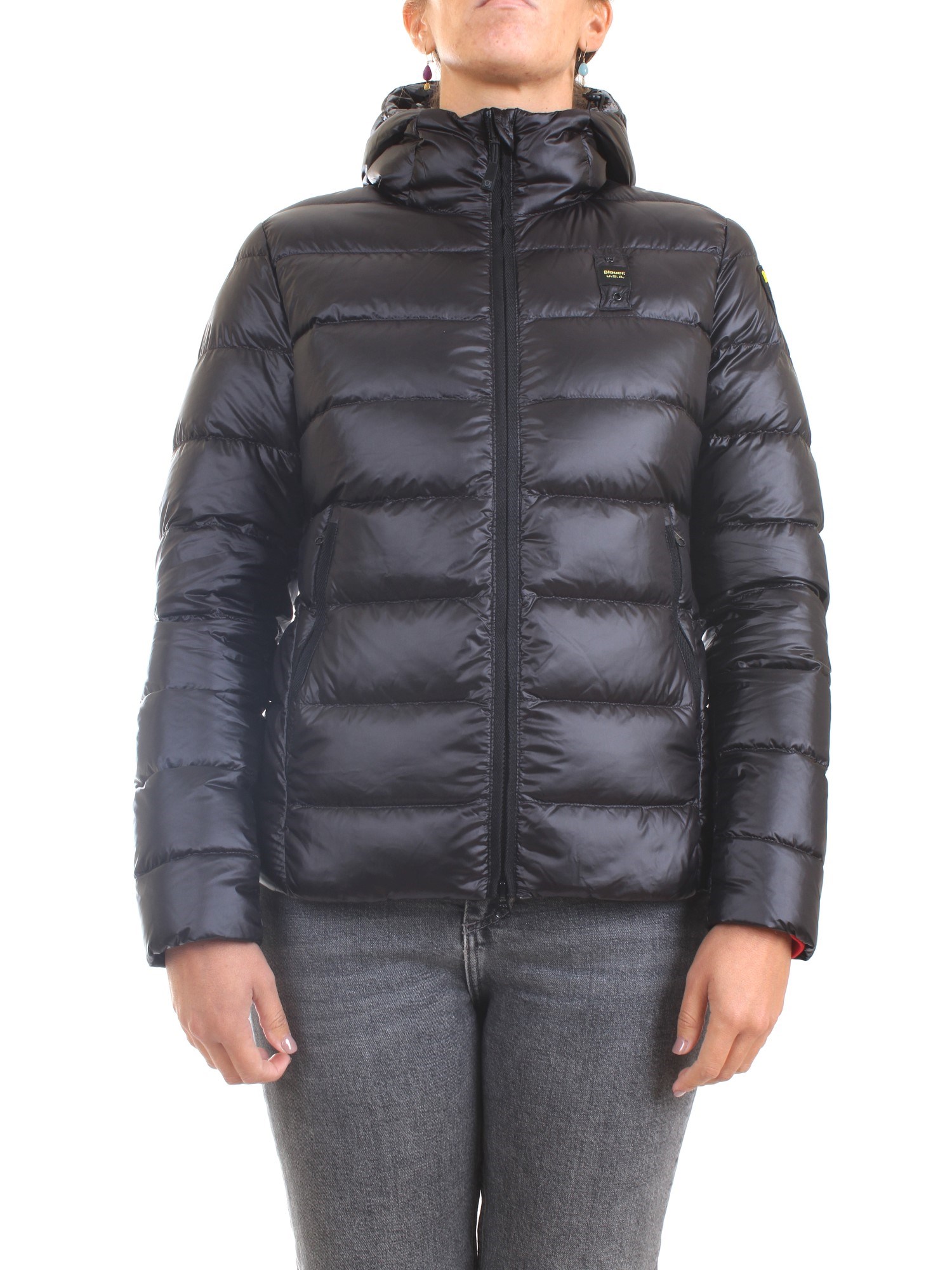 Blauer 21WBLDC03073 005050 Black Clothing Woman Duvet Blauer 21WBLDC03073 005050 Black Clothing Woman Duvet