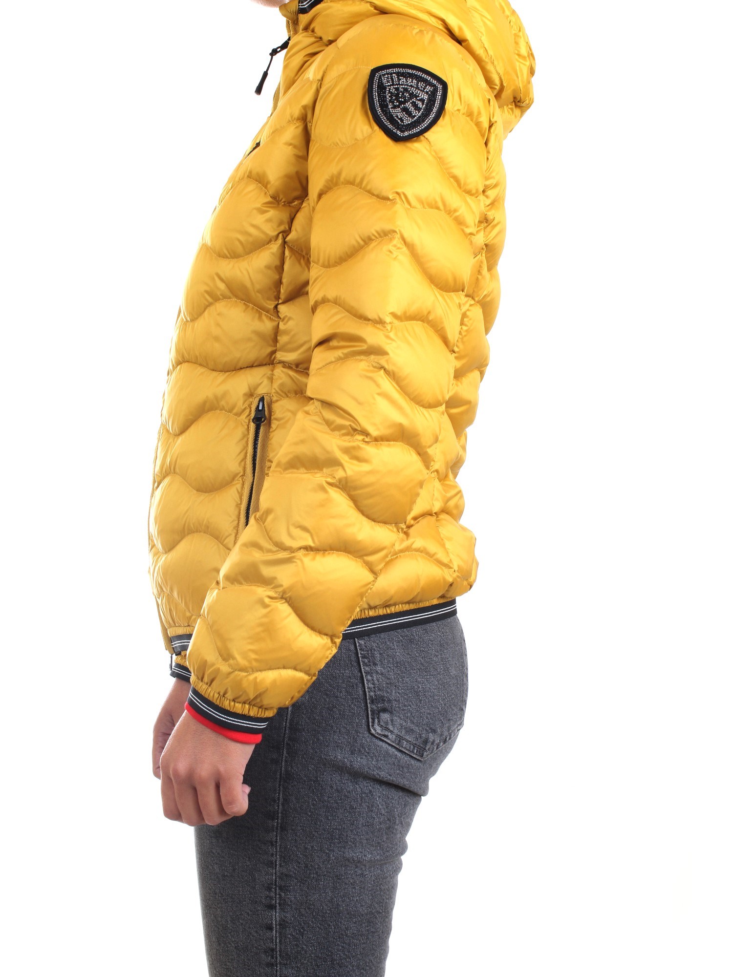 Blauer 21WBLDC03092 004938 Yellow Clothing Woman Duvet Blauer 21WBLDC03092 004938 Yellow Clothing Woman Duvet