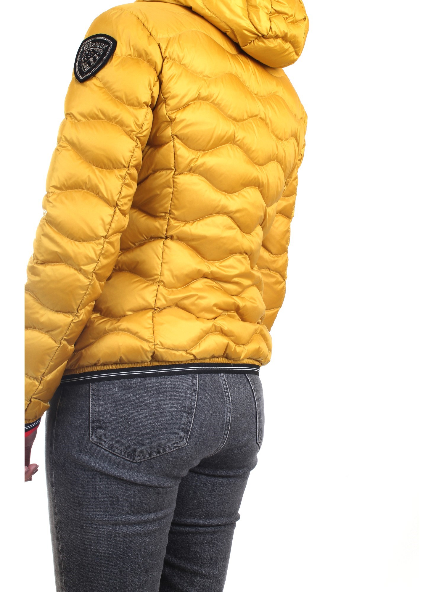 Blauer 21WBLDC03092 004938 Yellow Clothing Woman Duvet Blauer 21WBLDC03092 004938 Yellow Clothing Woman Duvet