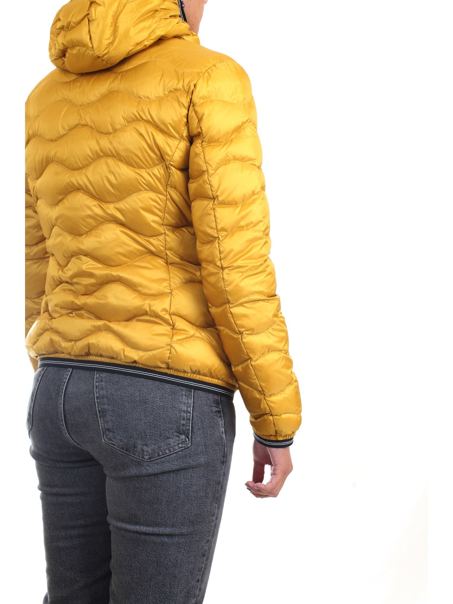 Blauer 21WBLDC03092 004938 Yellow Clothing Woman Duvet Blauer 21WBLDC03092 004938 Yellow Clothing Woman Duvet