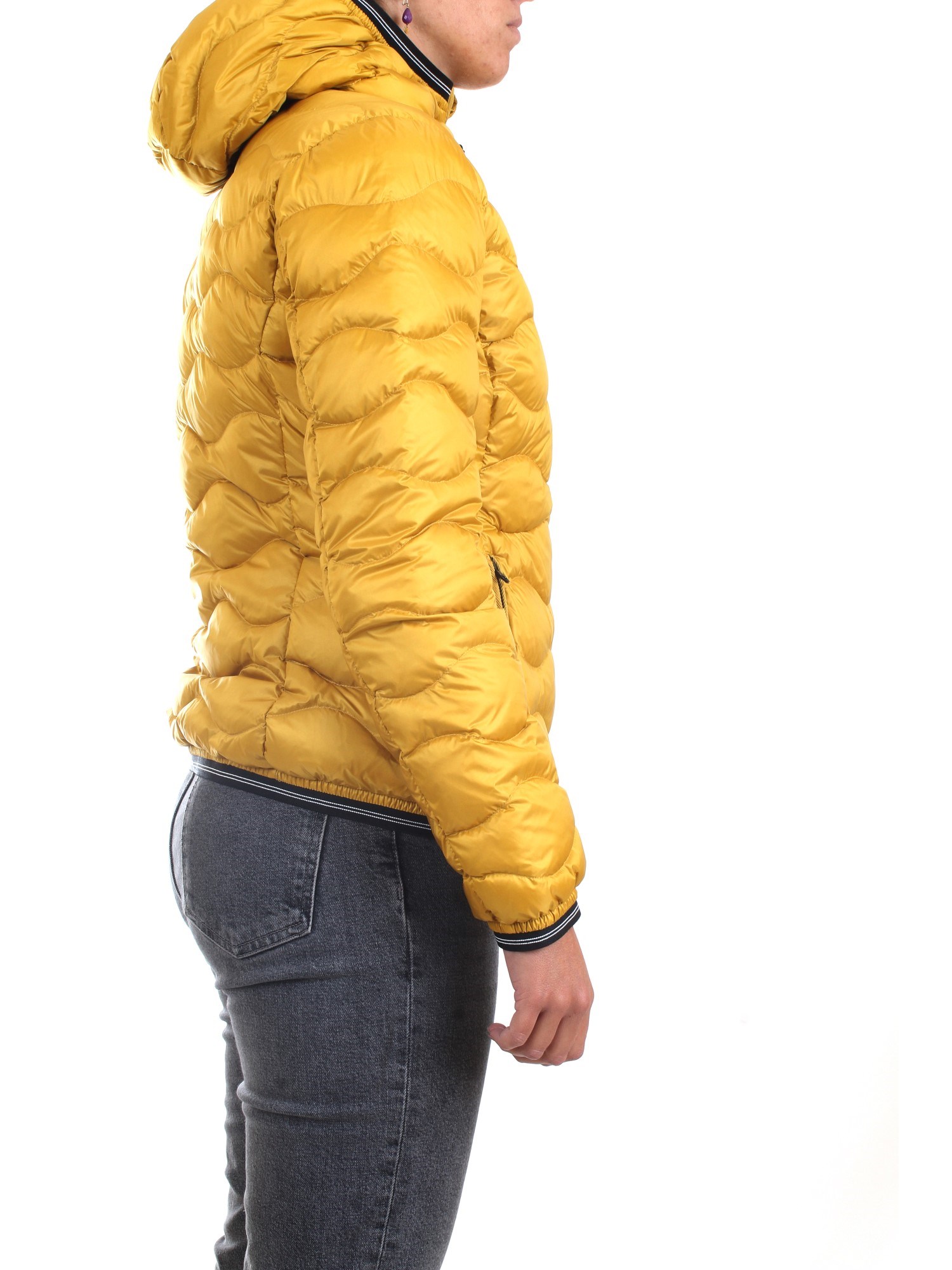 Blauer 21WBLDC03092 004938 Yellow Clothing Woman Duvet Blauer 21WBLDC03092 004938 Yellow Clothing Woman Duvet