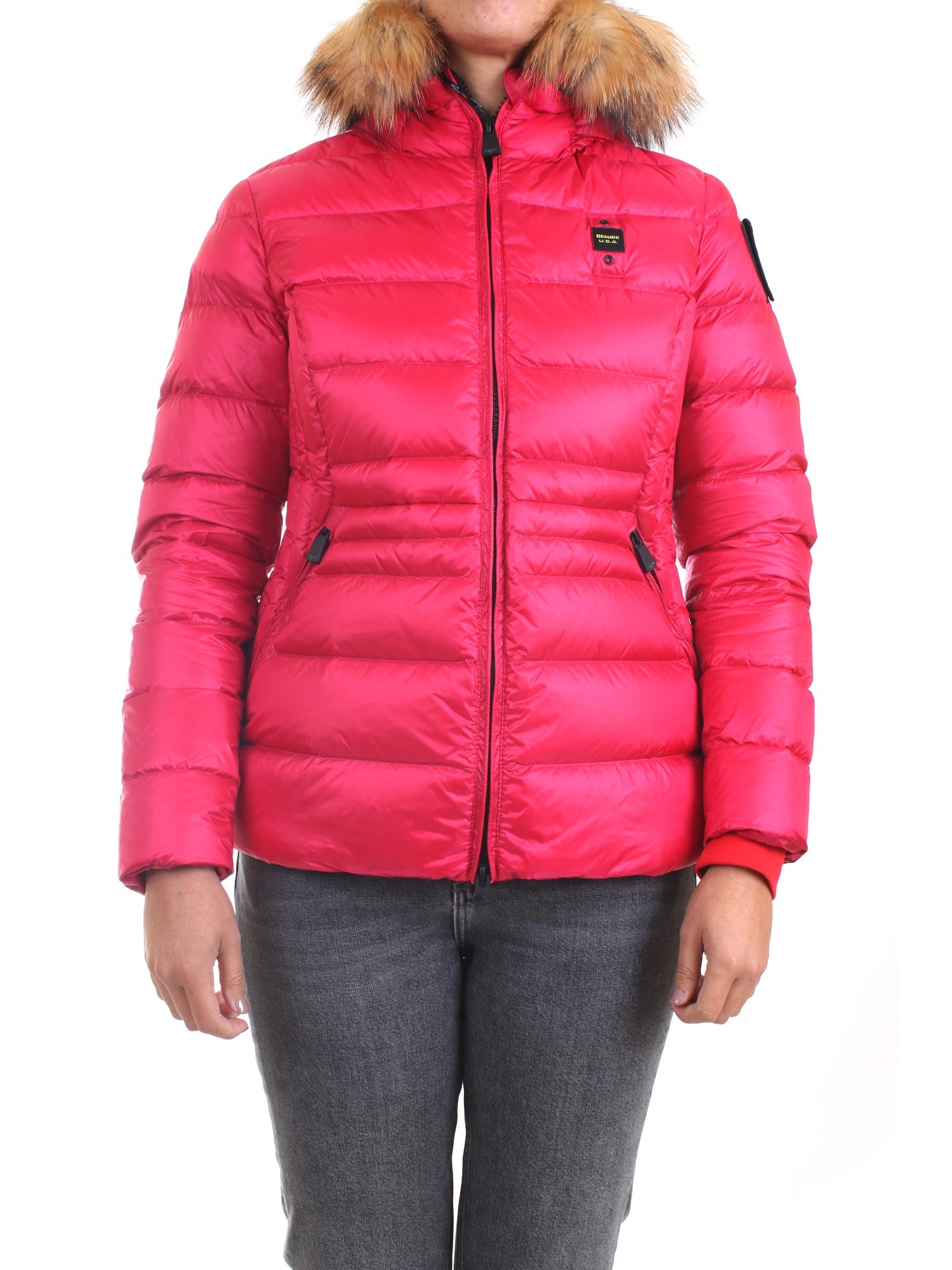 Blauer 21WBLDC03113 004938 Red Clothing Woman Duvet Blauer 21WBLDC03113 004938 Red Clothing Woman Duvet