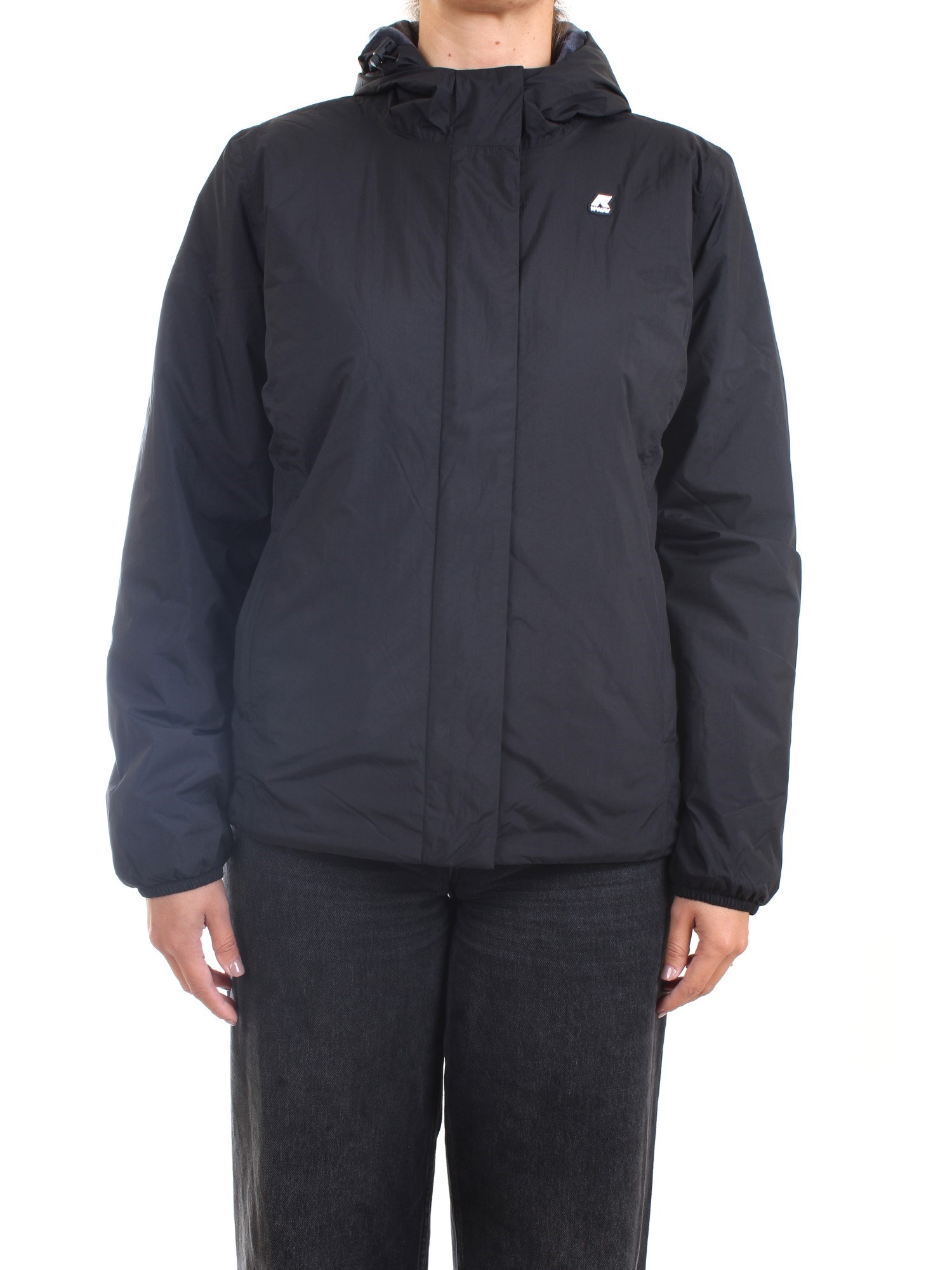 K-WAY K1119RW A3C Black Clothing Woman Duvet K-WAY K1119RW A3C Black Clothing Woman Duvet