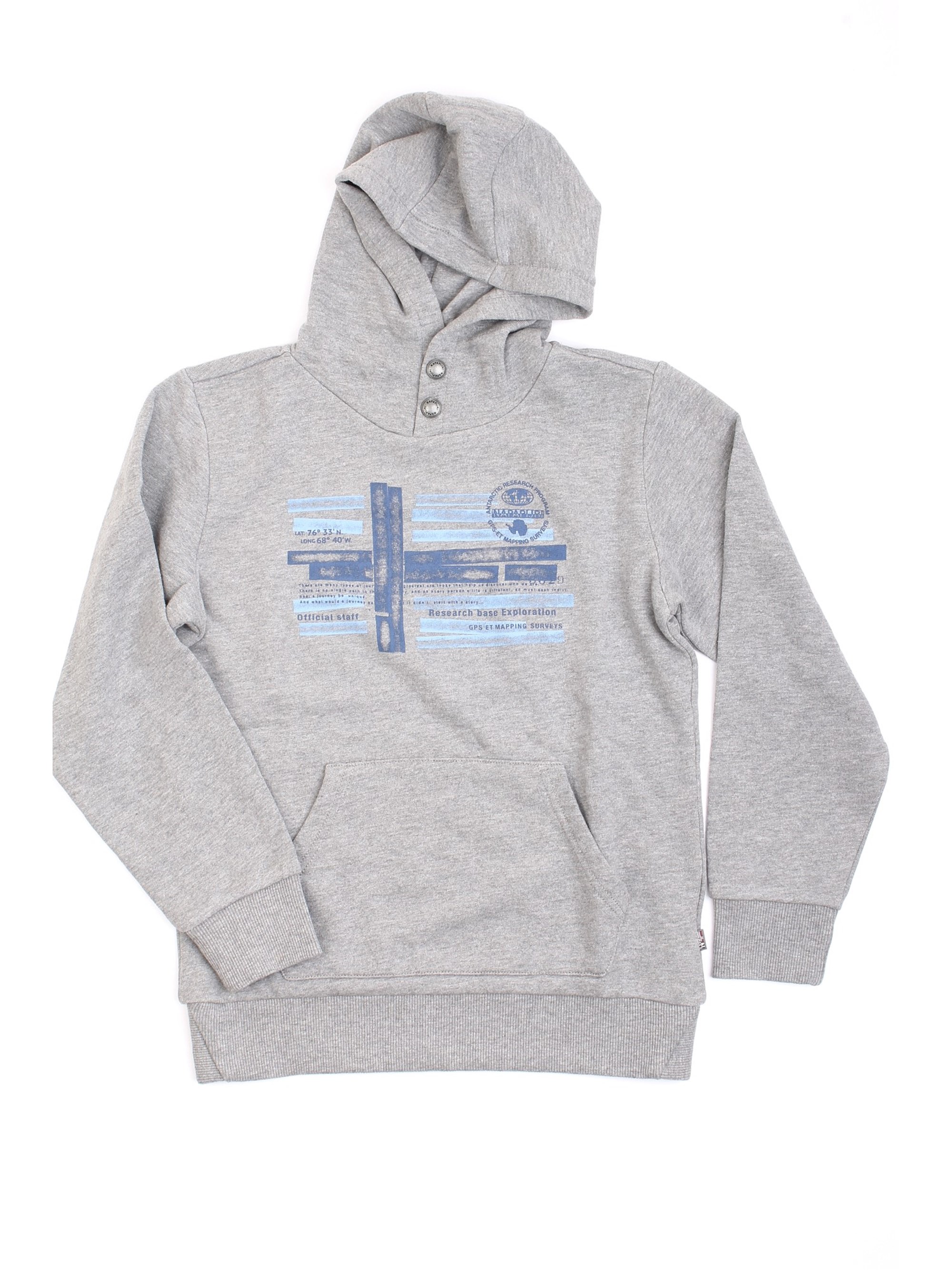 NAPAPIJRI NOYHUR Grey Clothing Child Sweater NAPAPIJRI NOYHUR Grey Clothing Child Sweater