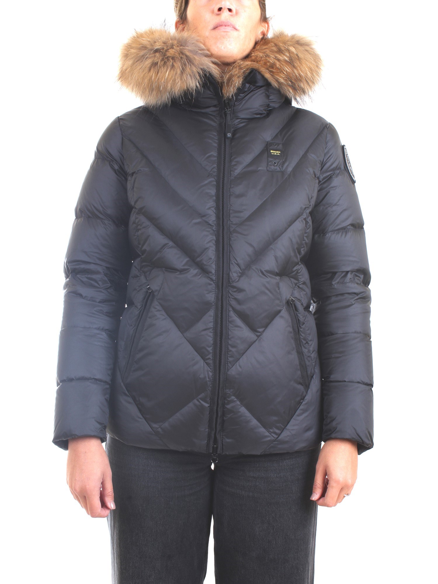 Blauer 21WBLDC03042 004938 Black Clothing Woman Duvet Blauer 21WBLDC03042 004938 Black Clothing Woman Duvet