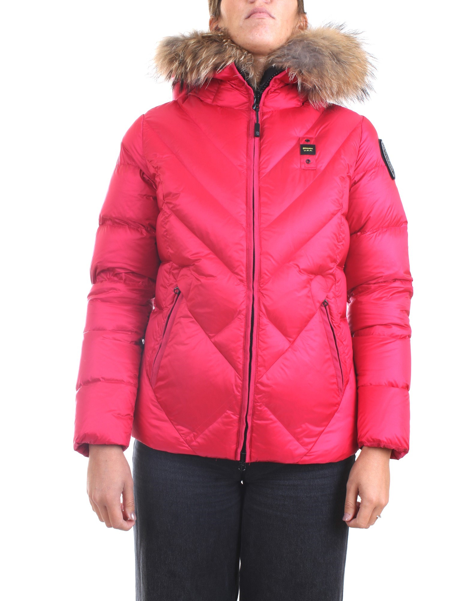 Blauer 21WBLDC03042 004938 Red Clothing Woman Duvet Blauer 21WBLDC03042 004938 Red Clothing Woman Duvet