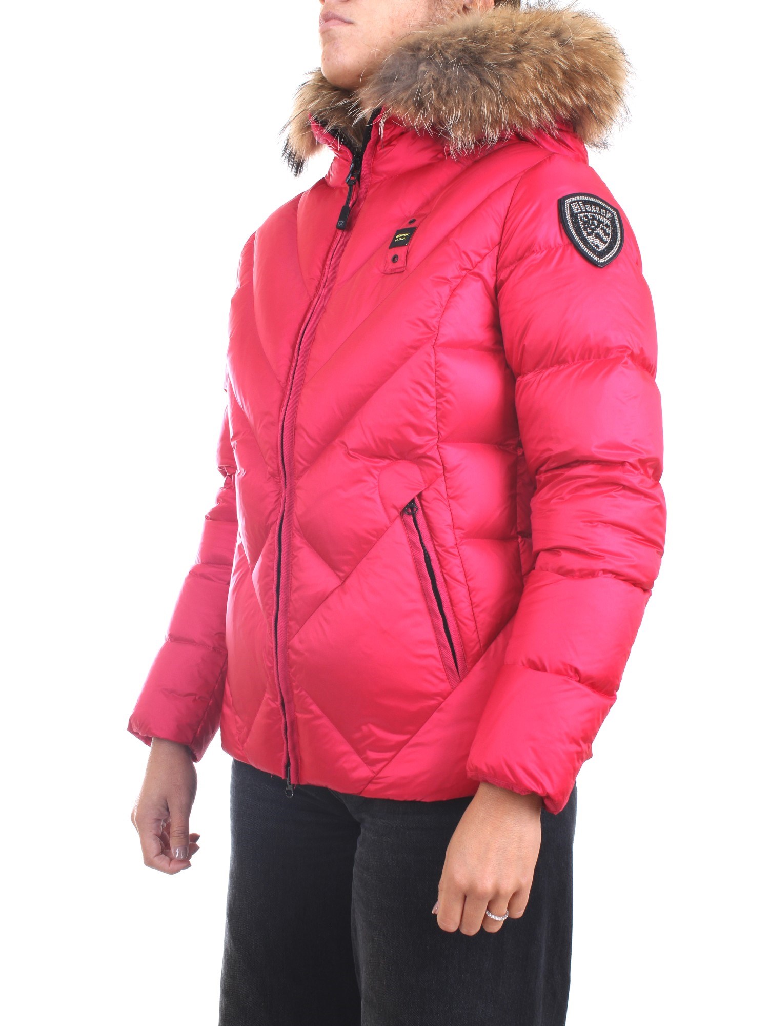 Blauer 21WBLDC03042 004938 Red Clothing Woman Duvet Blauer 21WBLDC03042 004938 Red Clothing Woman Duvet