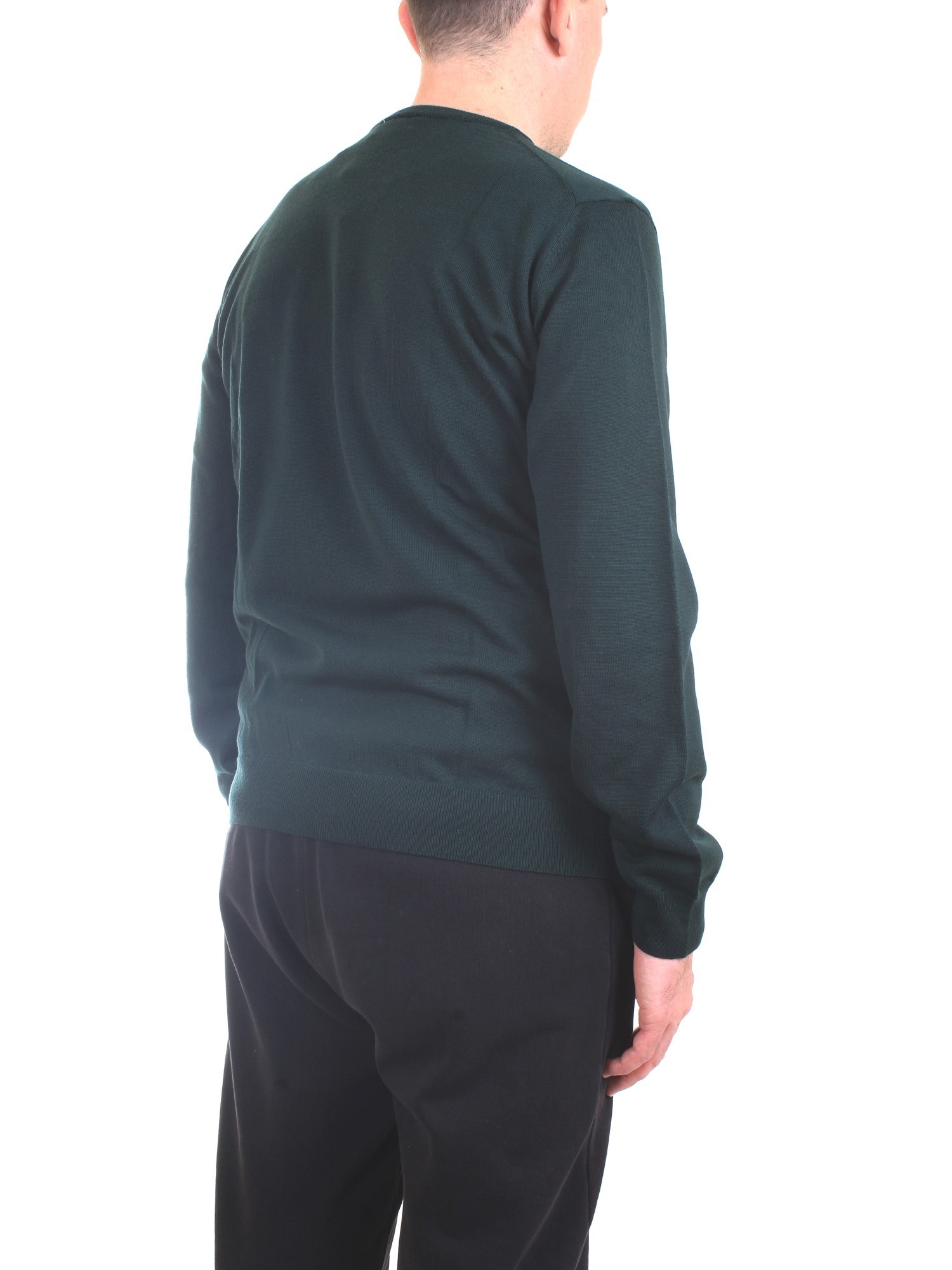 Lacoste AH1969 00 Green Clothing Man Pullover Lacoste AH1969 00 Green Clothing Man Pullover