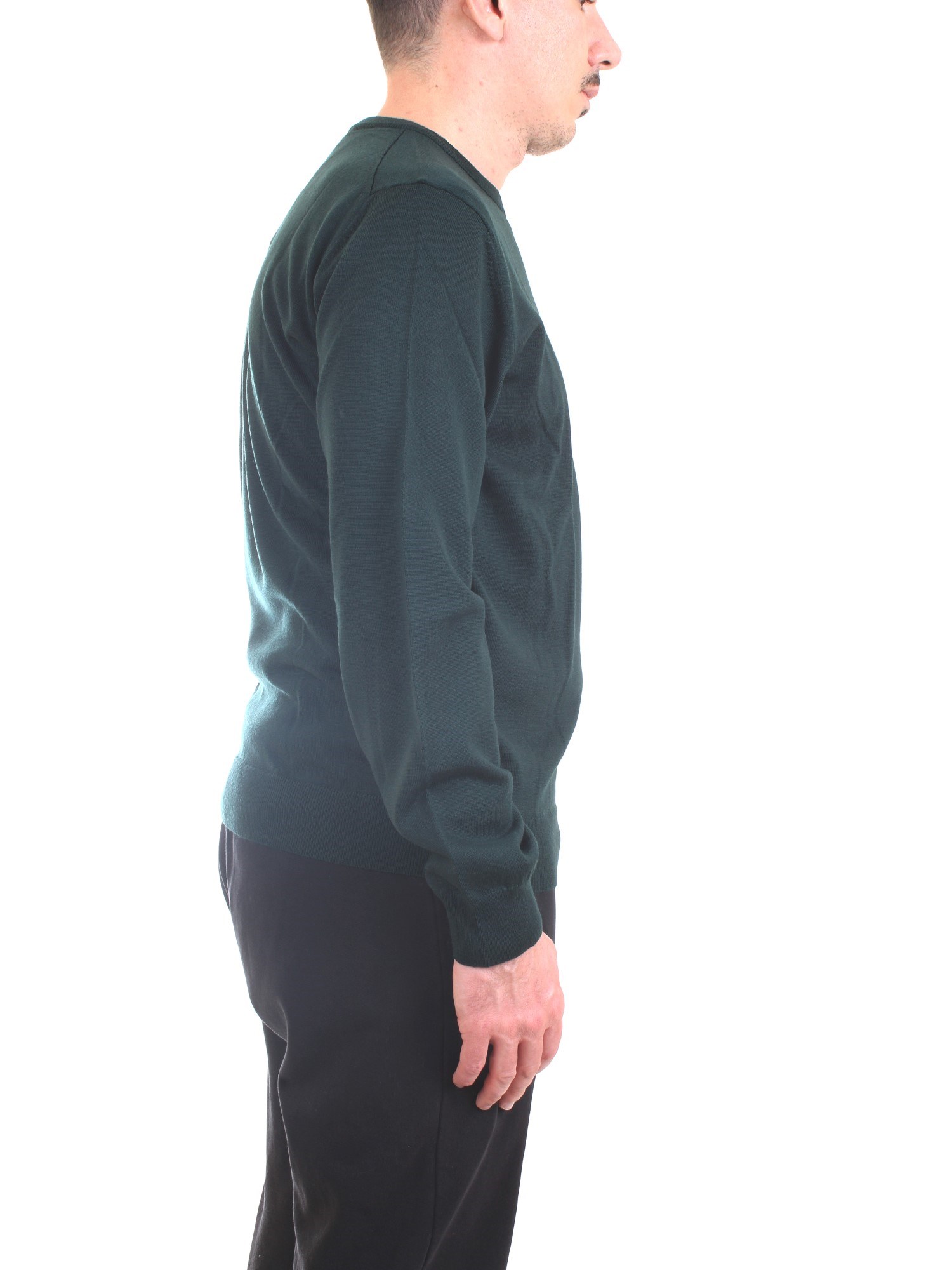 Lacoste AH1969 00 Green Clothing Man Pullover Lacoste AH1969 00 Green Clothing Man Pullover