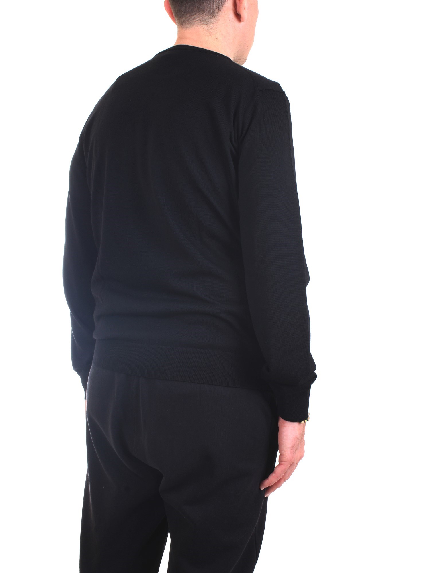 Lacoste AH1969 00 Black Clothing Man Pullover Lacoste AH1969 00 Black Clothing Man Pullover