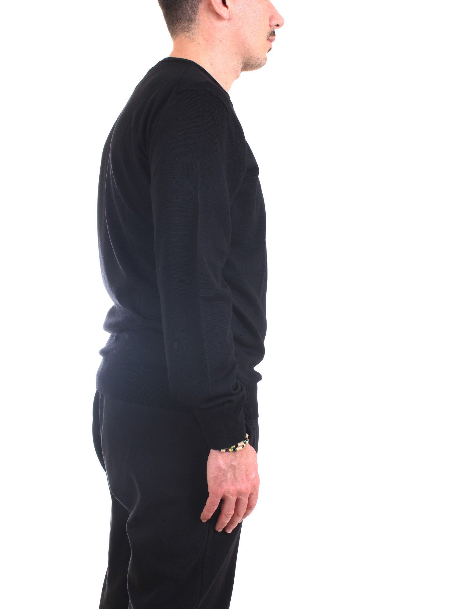 Lacoste AH1969 00 Black Clothing Man Pullover Lacoste AH1969 00 Black Clothing Man Pullover