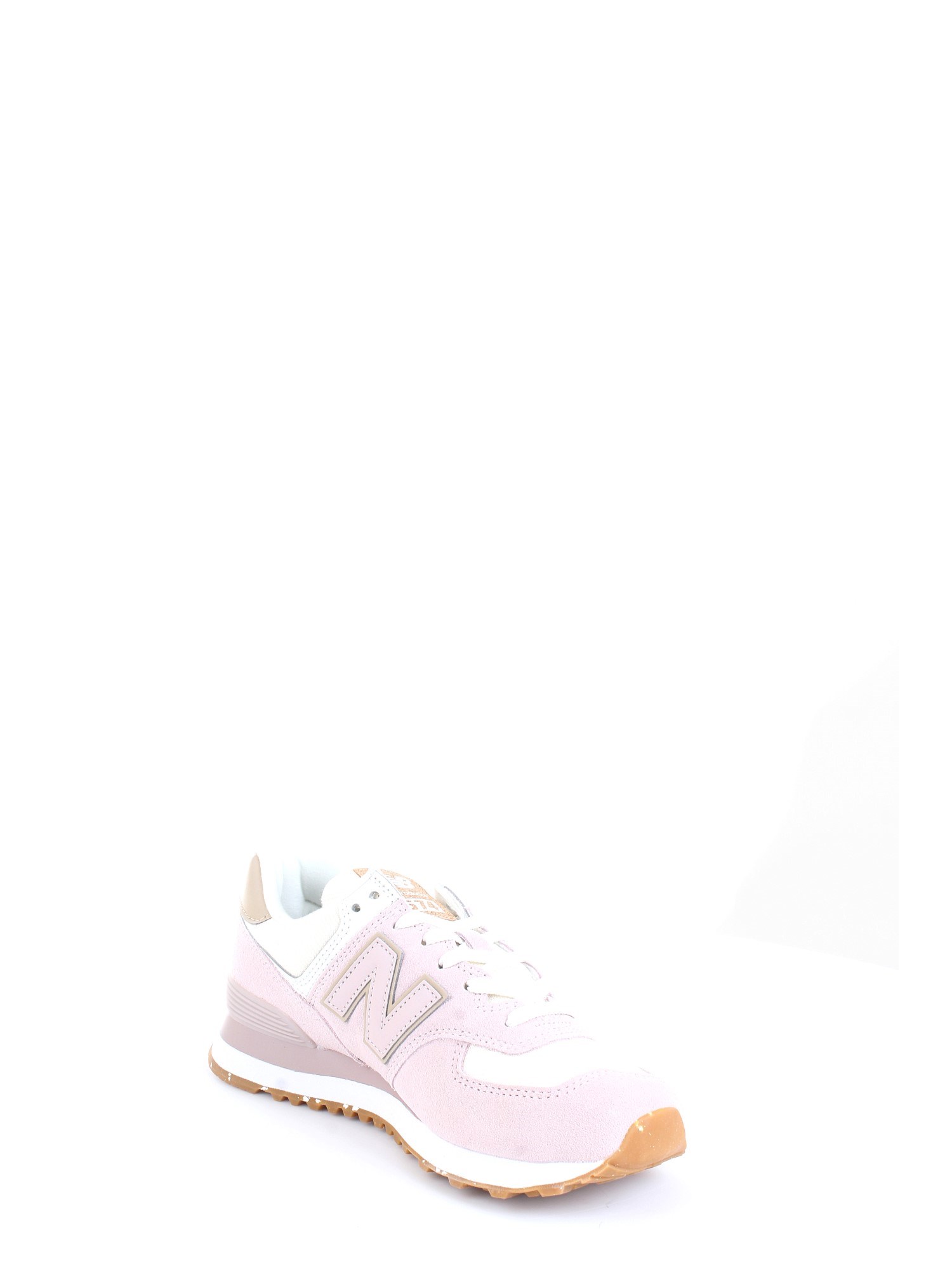 NEW BALANCE WL574 Pink Shoes Woman Sneakers NEW BALANCE WL574 Pink Shoes Woman Sneakers