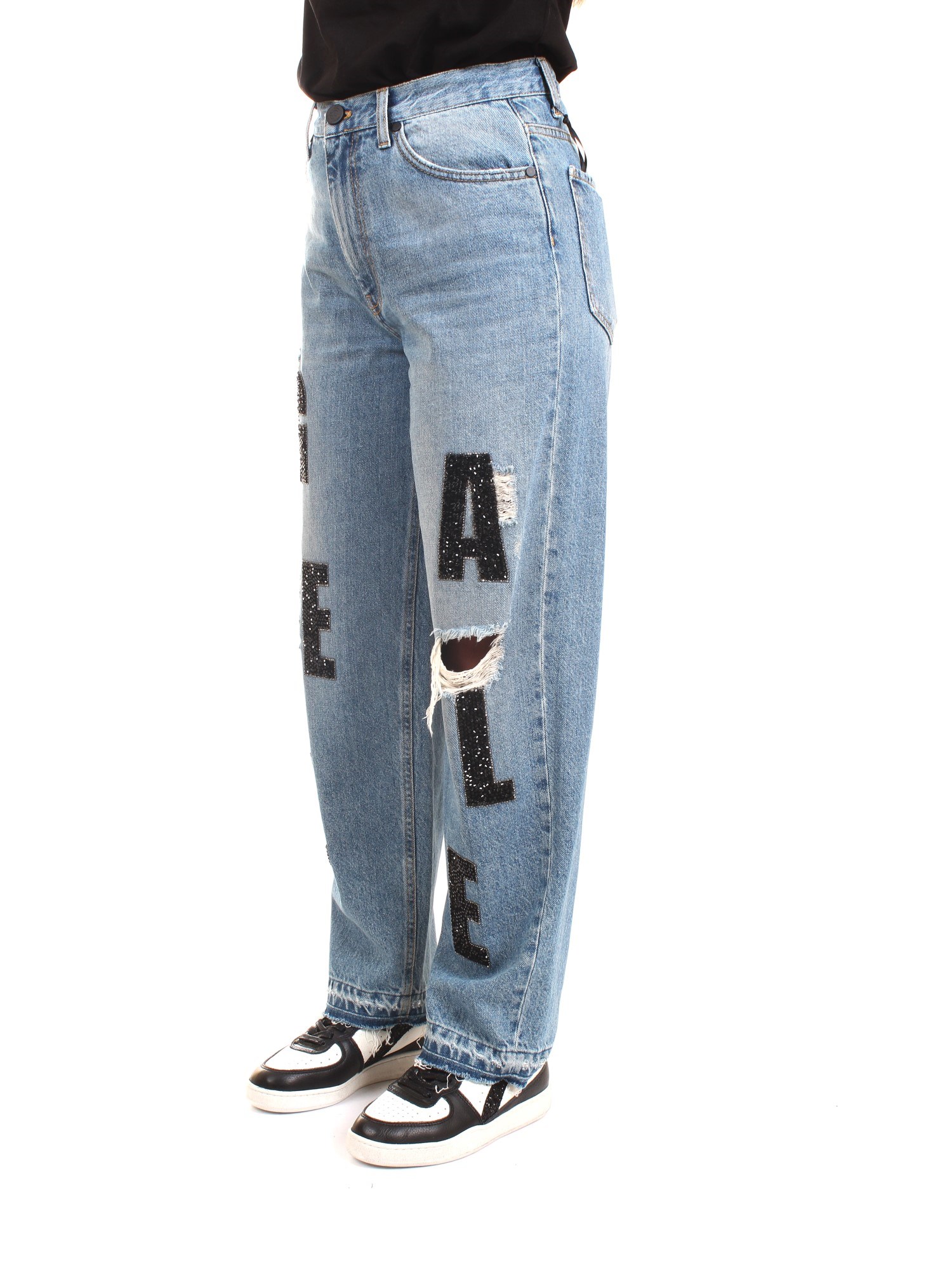 GAELLE PARIS GBD10445 Blue Clothing Woman Jeans GAELLE PARIS GBD10445 Blue Clothing Woman Jeans