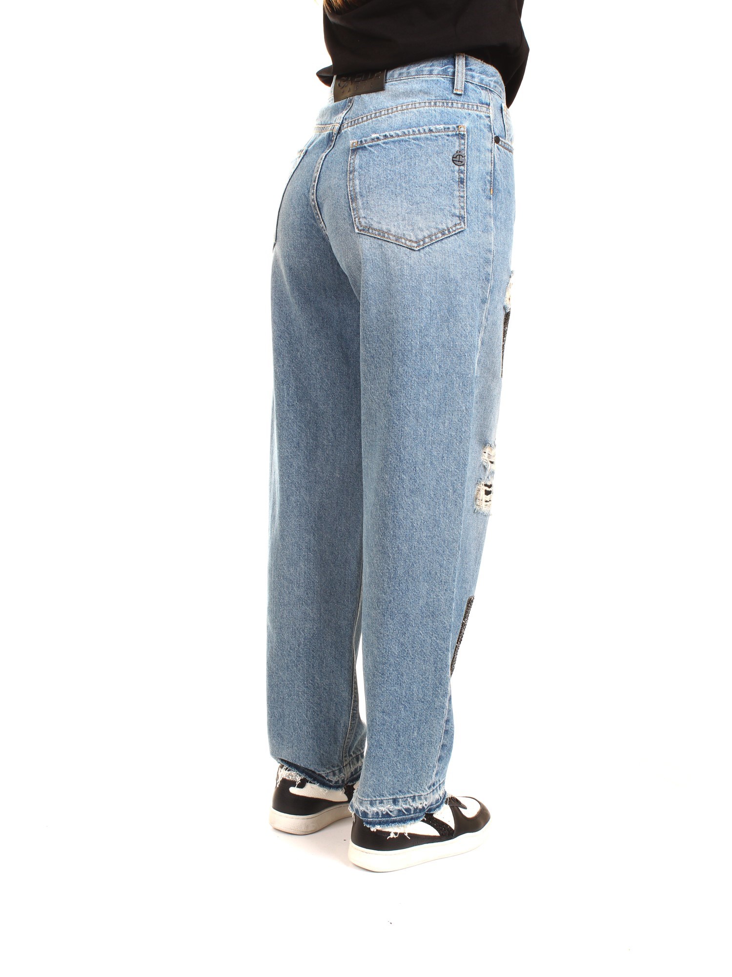 GAELLE PARIS GBD10445 Blue Clothing Woman Jeans GAELLE PARIS GBD10445 Blue Clothing Woman Jeans