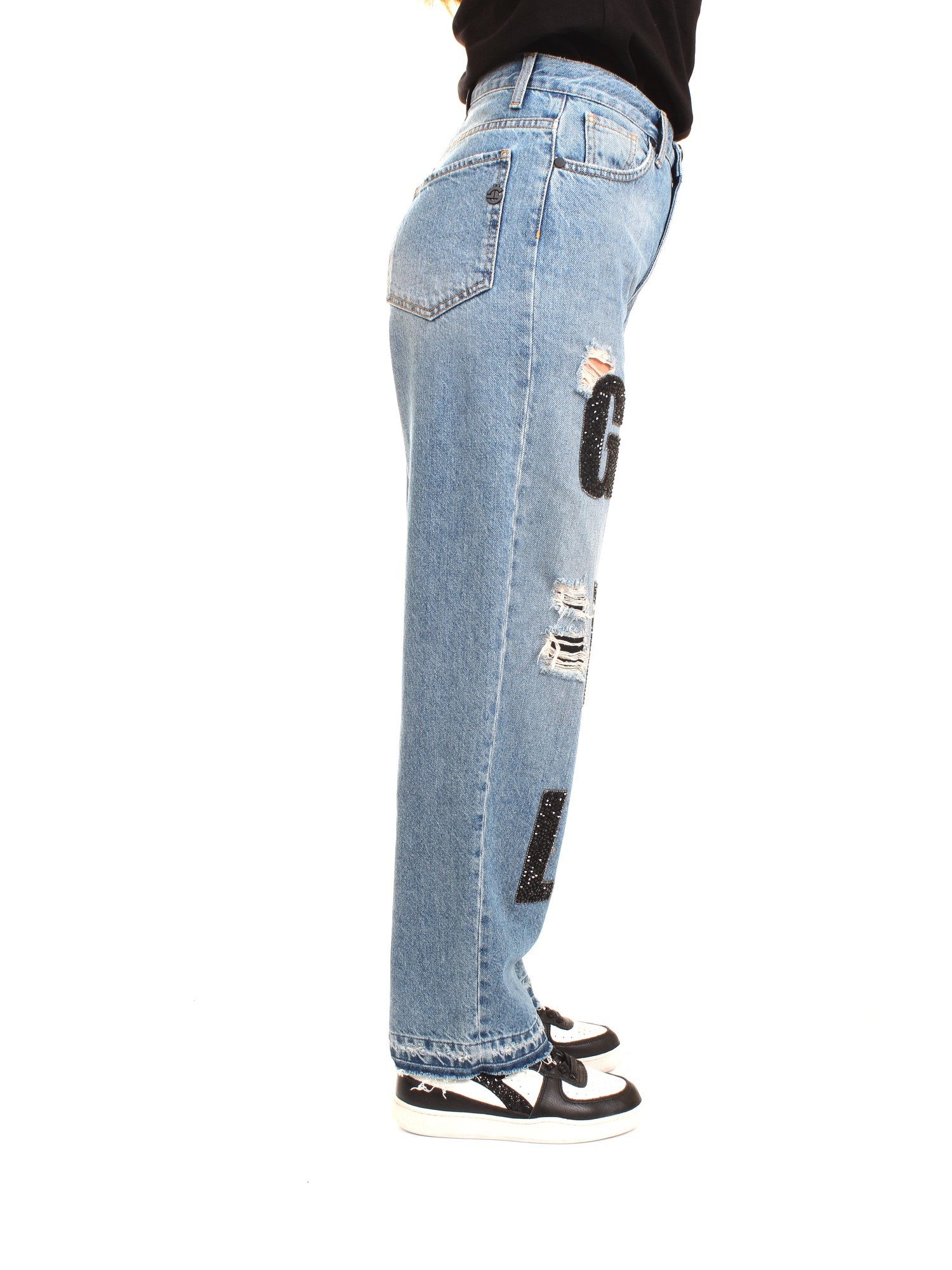GAELLE PARIS GBD10445 Blue Clothing Woman Jeans GAELLE PARIS GBD10445 Blue Clothing Woman Jeans